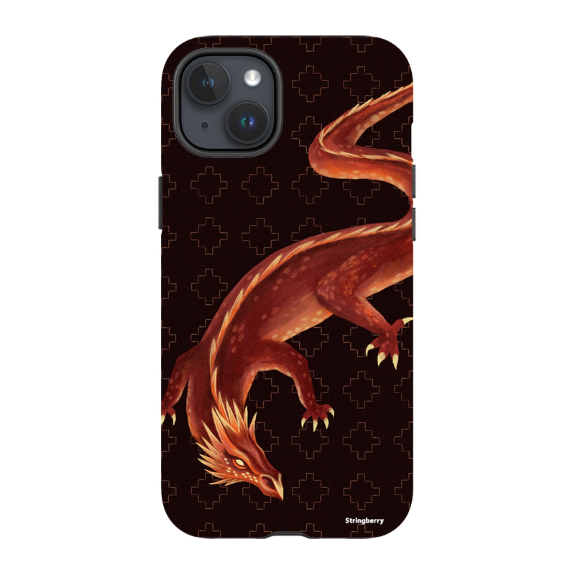 iPhone Tough Case - Beowulf Dragon By Anna Stead