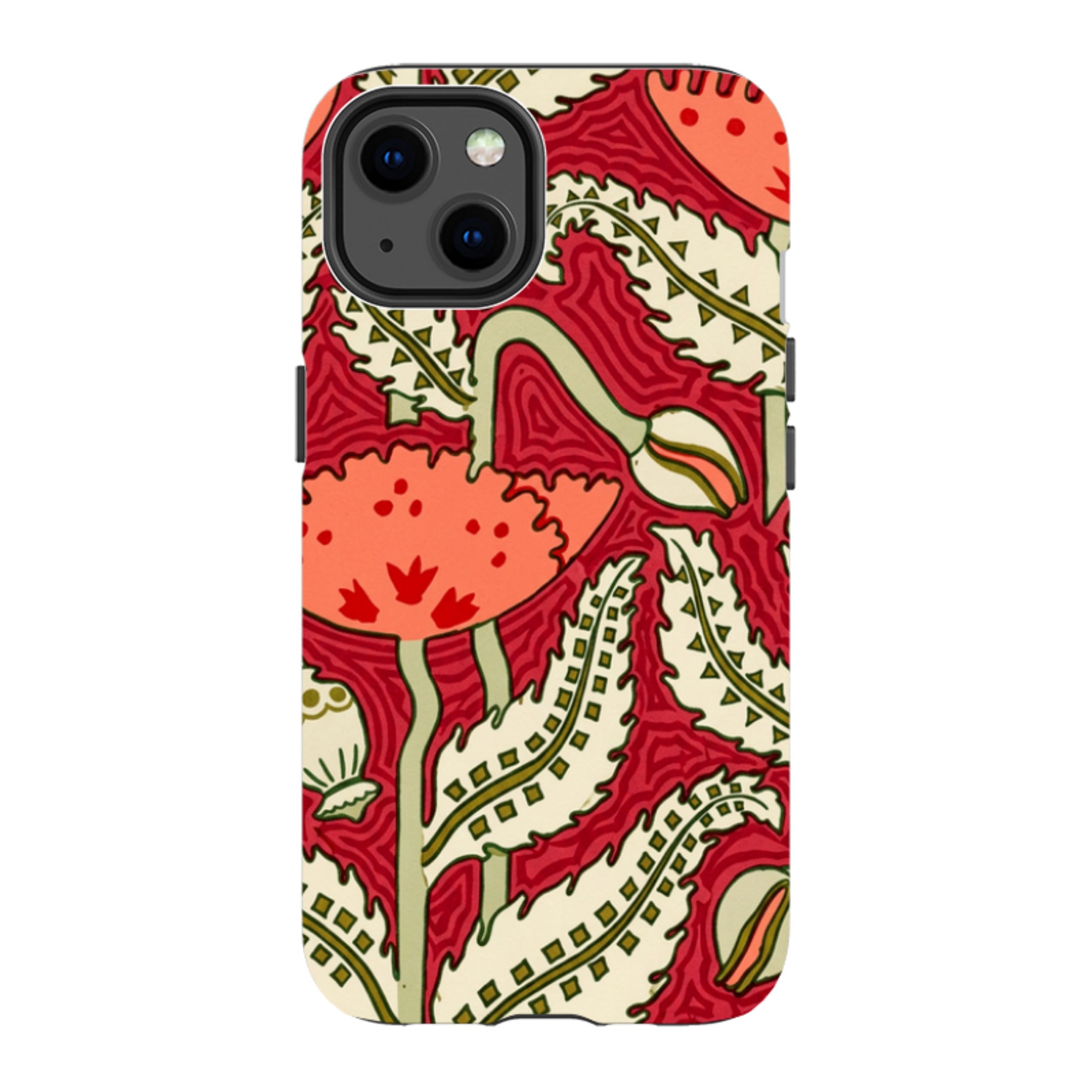 iPhone Tough Case - William Morris Red Floral