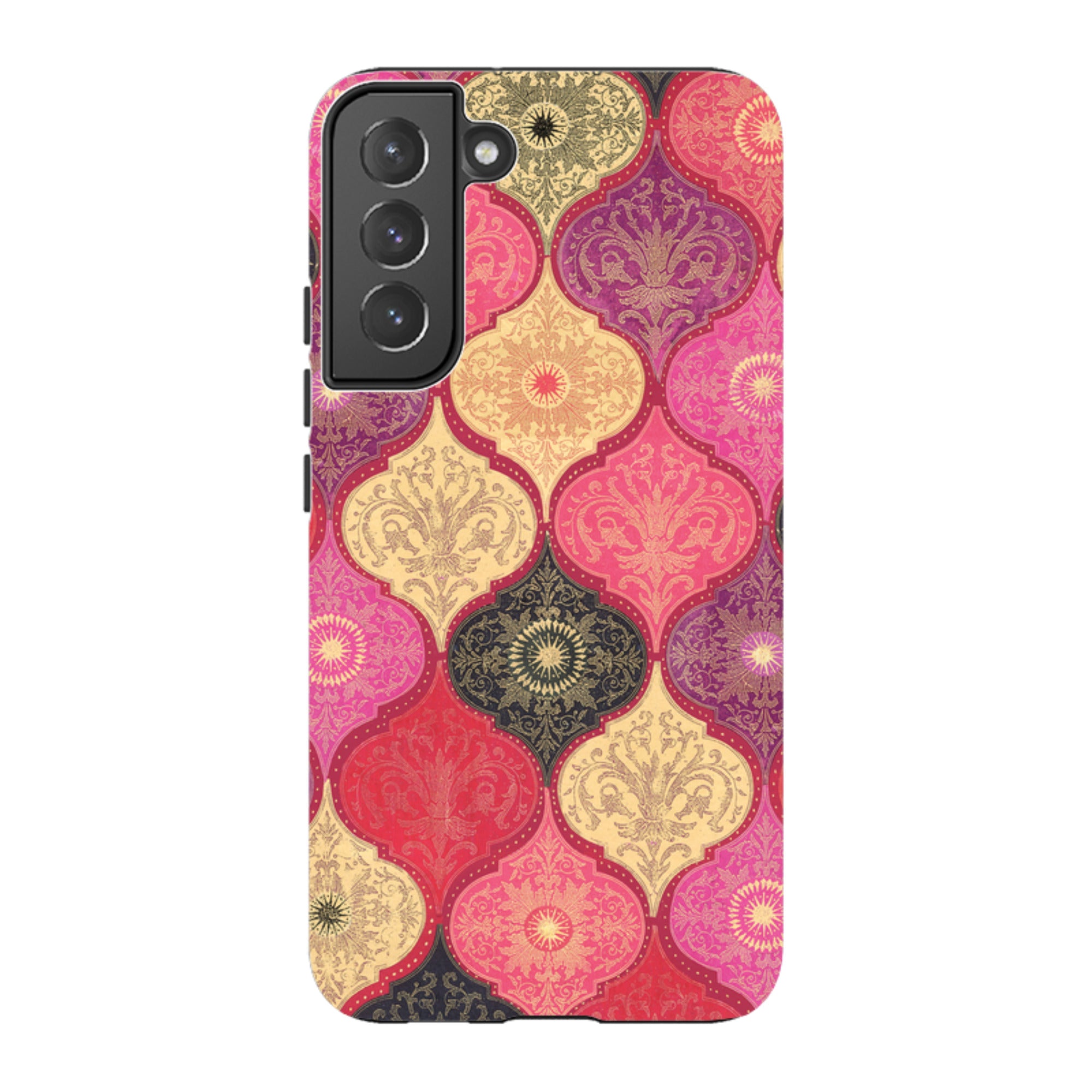 Samsung Tough Case - Red Damask By Jehane