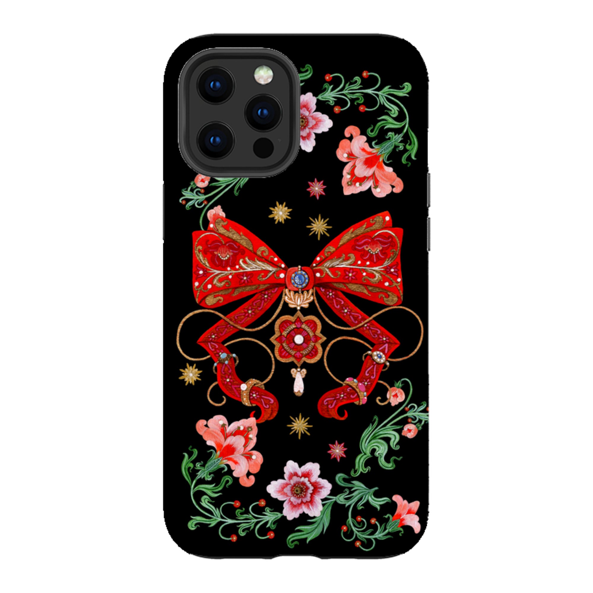 iPhone Tough  Case - Five Gold Ring By Maria Matos