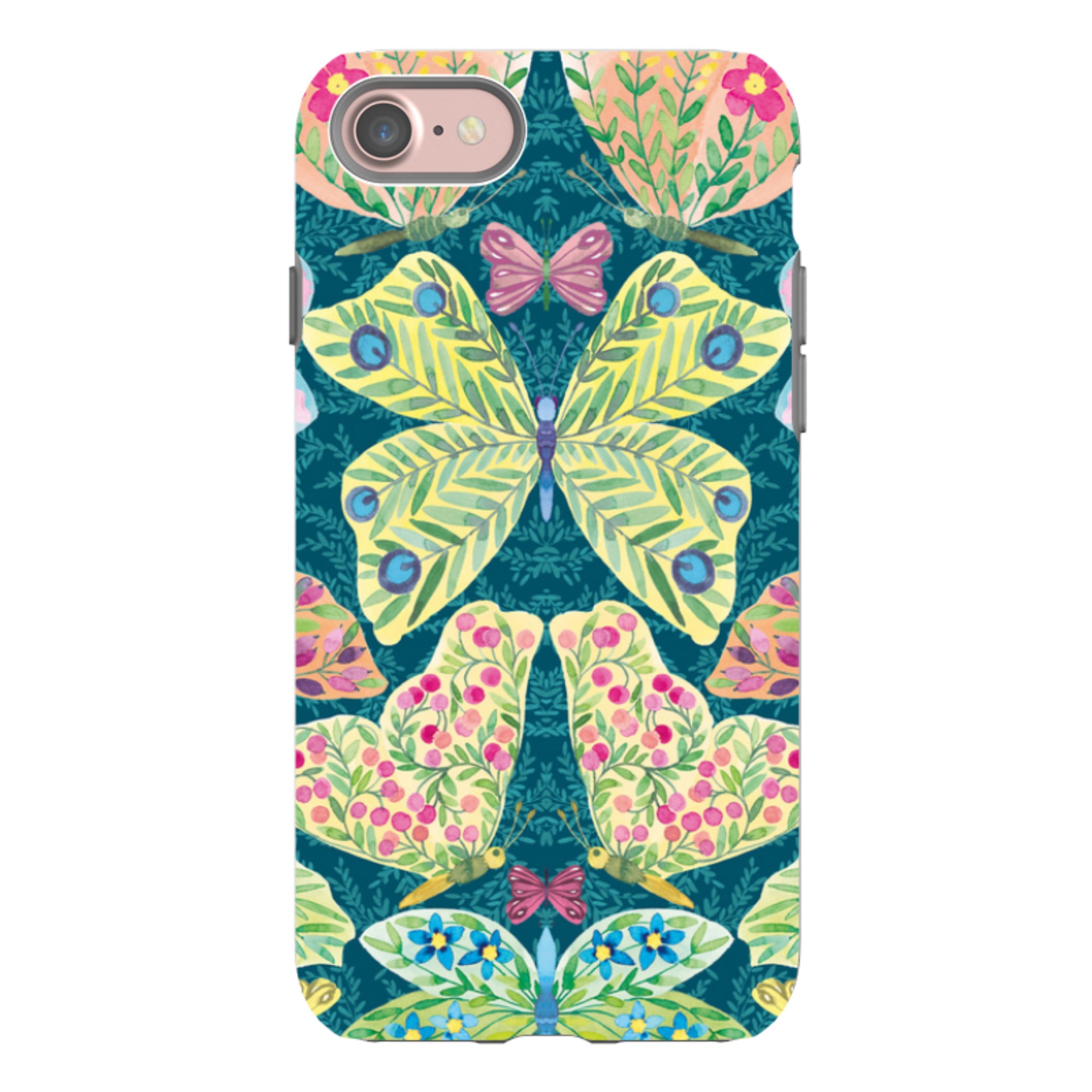 iPhone Tough Case - Butterflies By Elisabeth Haager