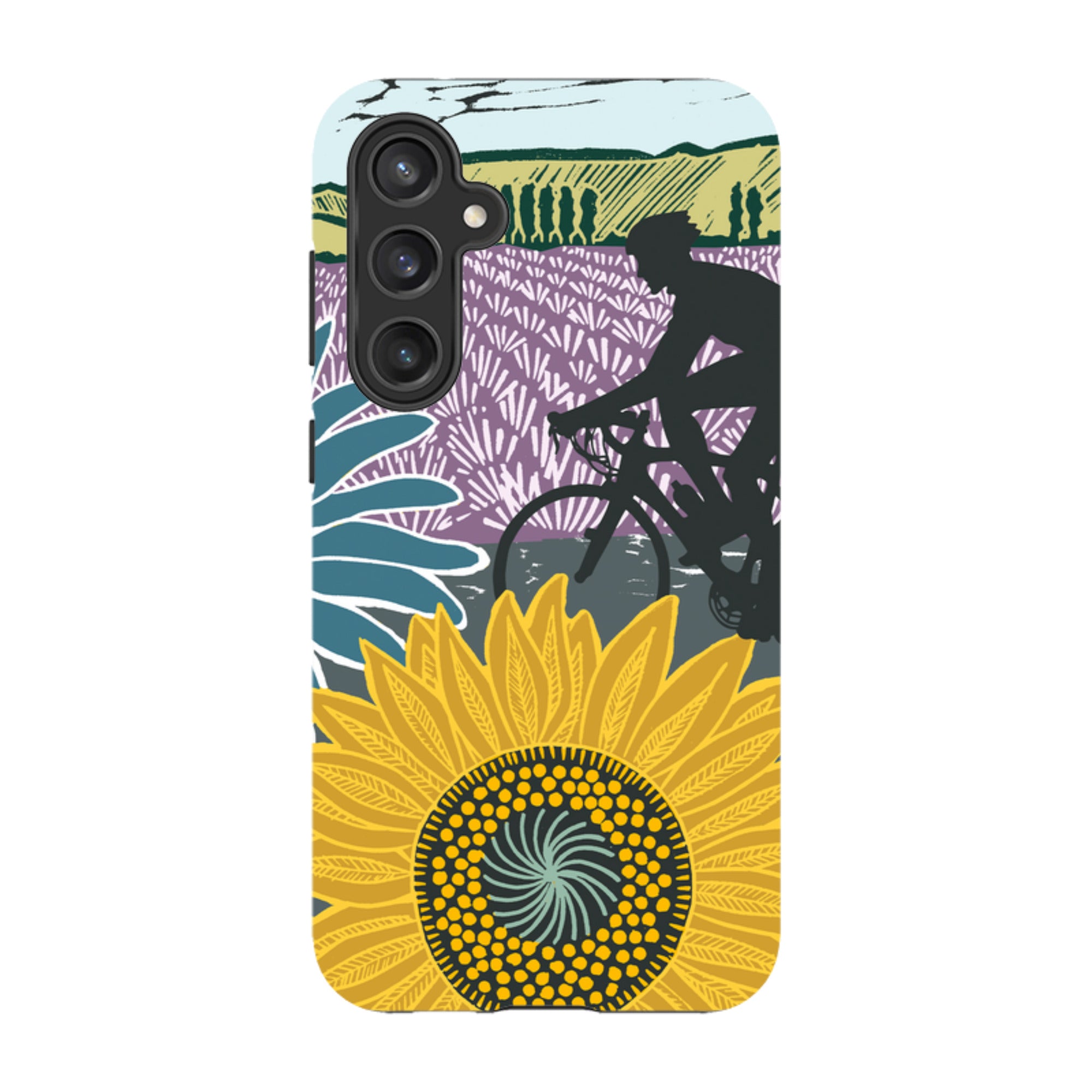 Samsung Tough Case - Bike and Sunflowers By Kate Heiss