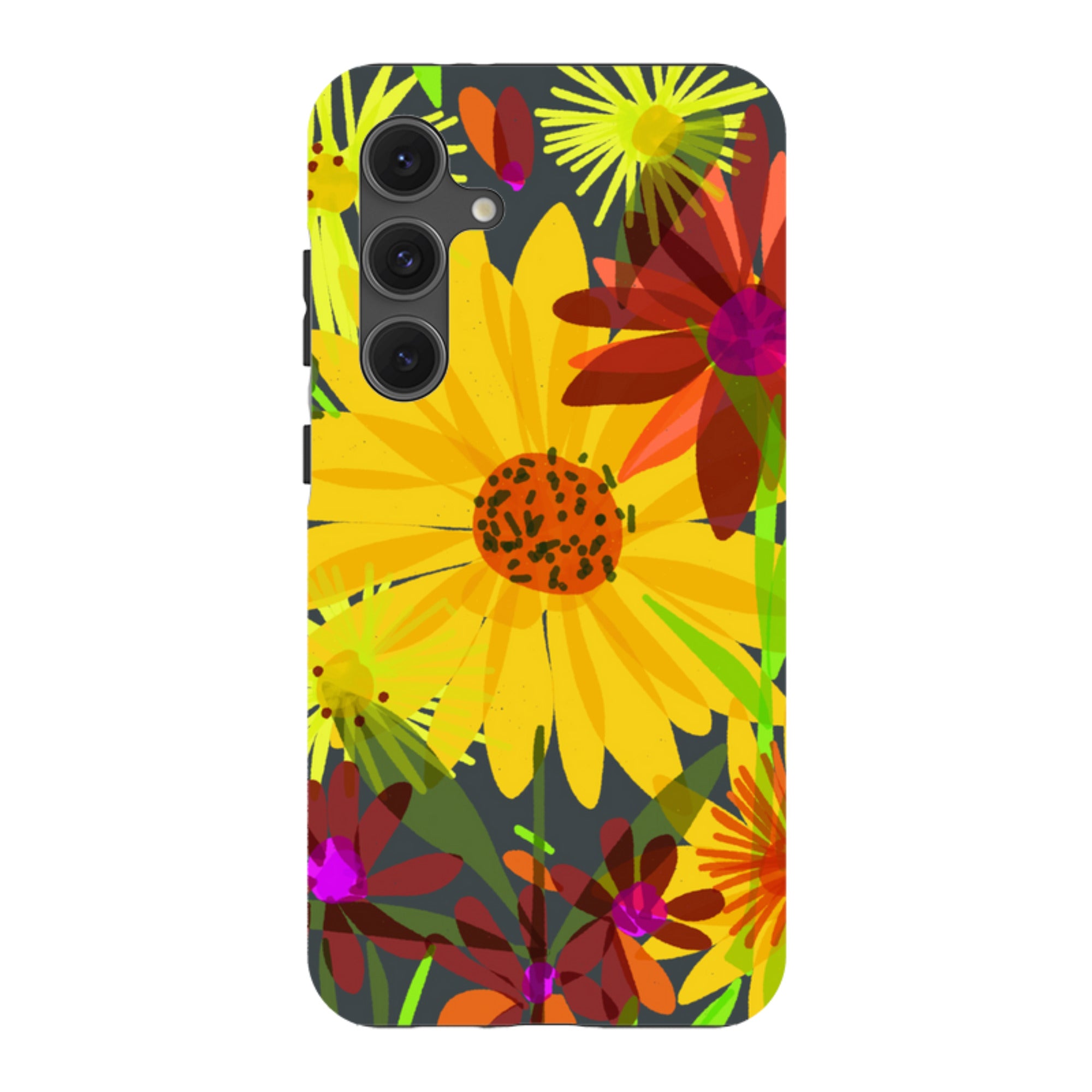 Samsung Tough Case - Sunflowers By Sarah Campbell