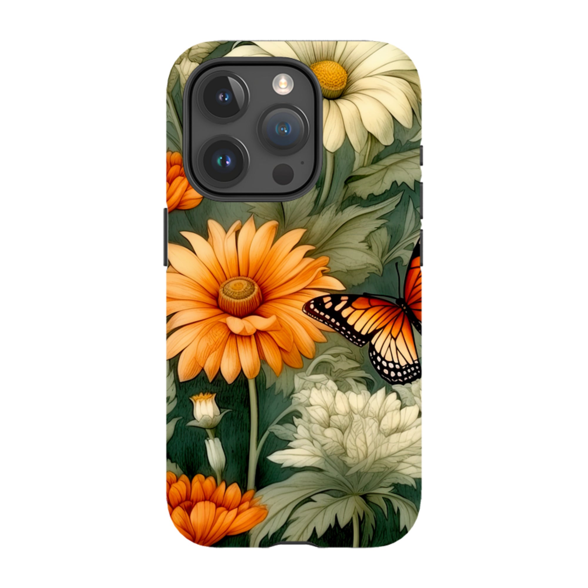 iPhone Case - Butterfly Daisies IV