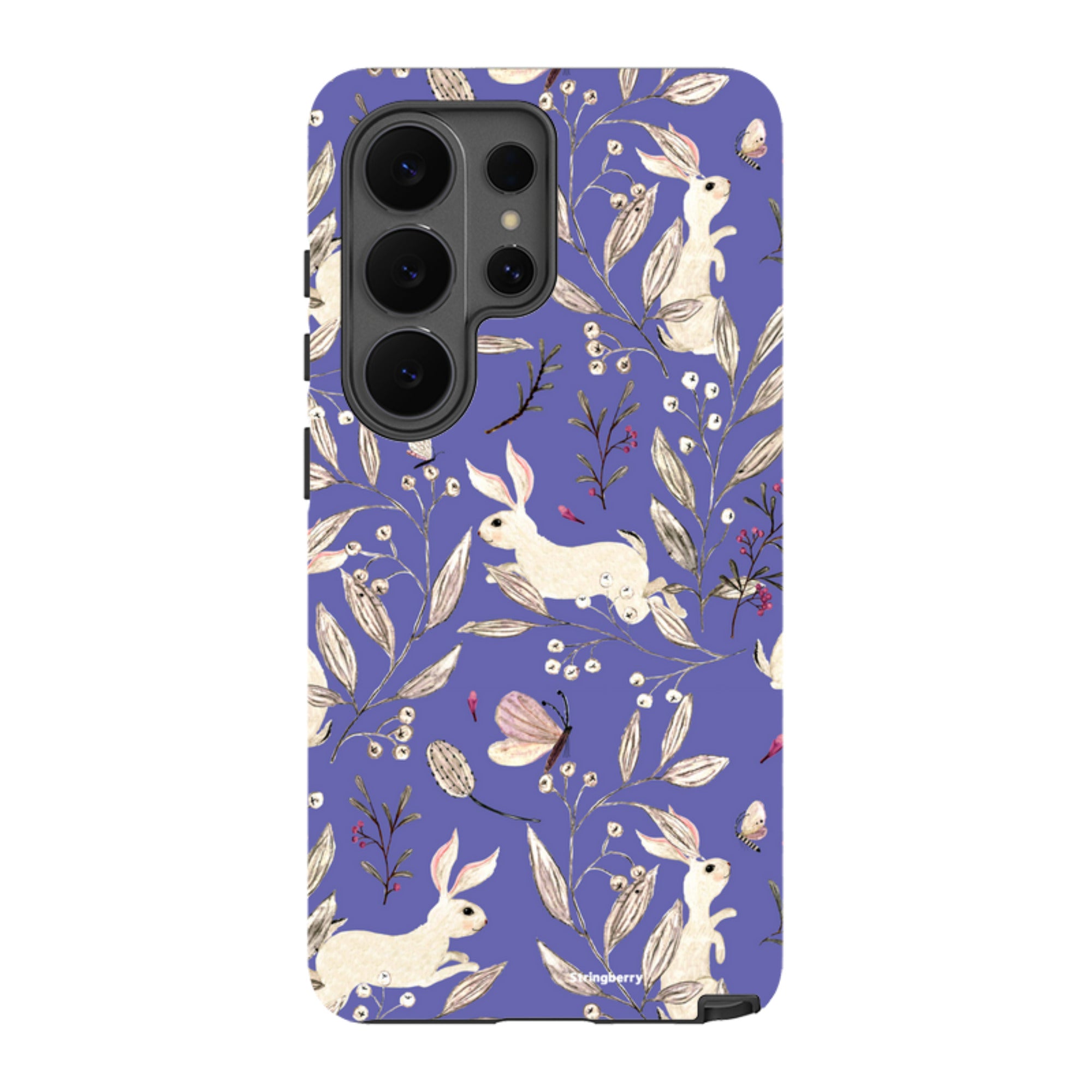 Samsung Tough Case - Bunnies Periwinkle By Katherine Quinn