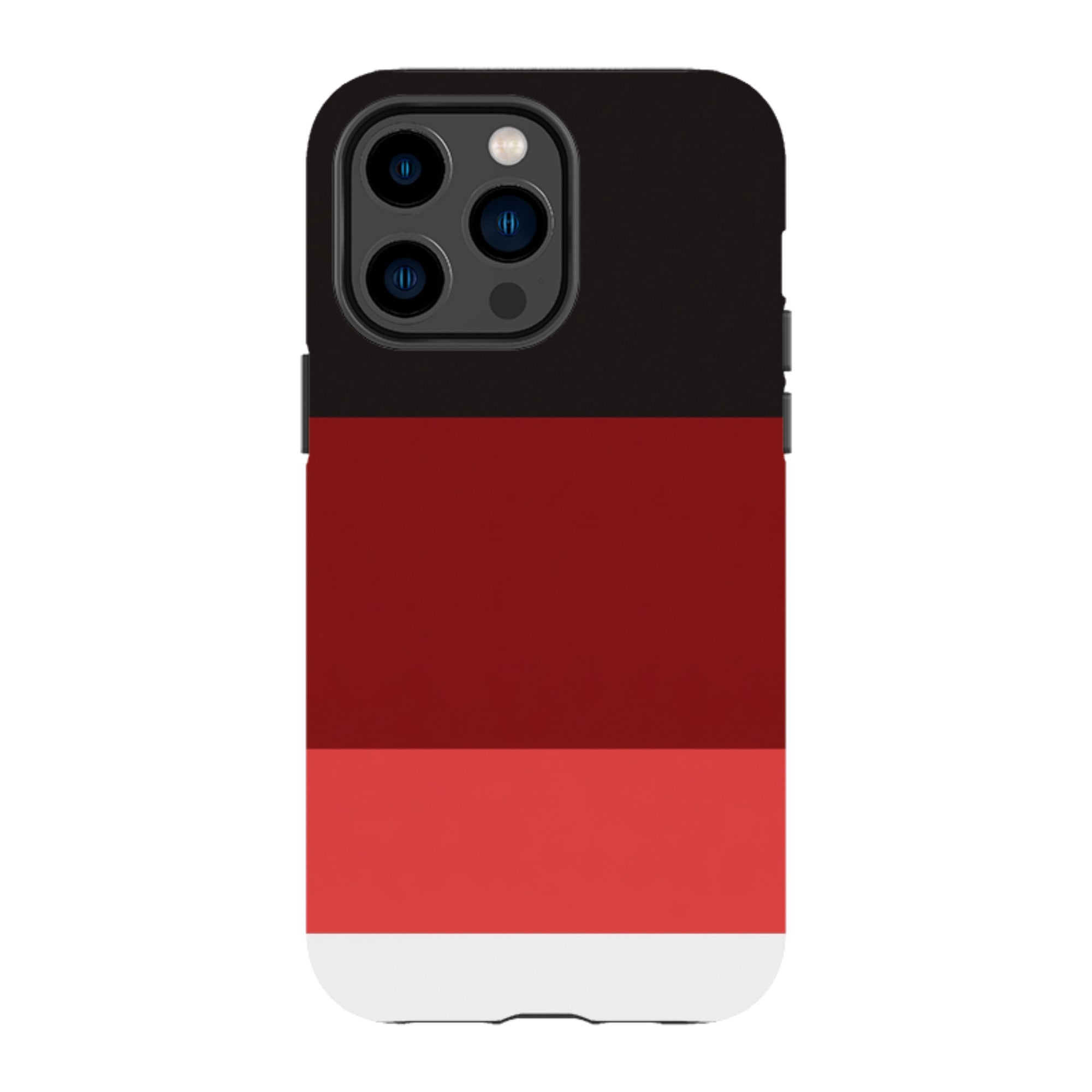 iPhone Tough Case - Crimson and Black Gradient
