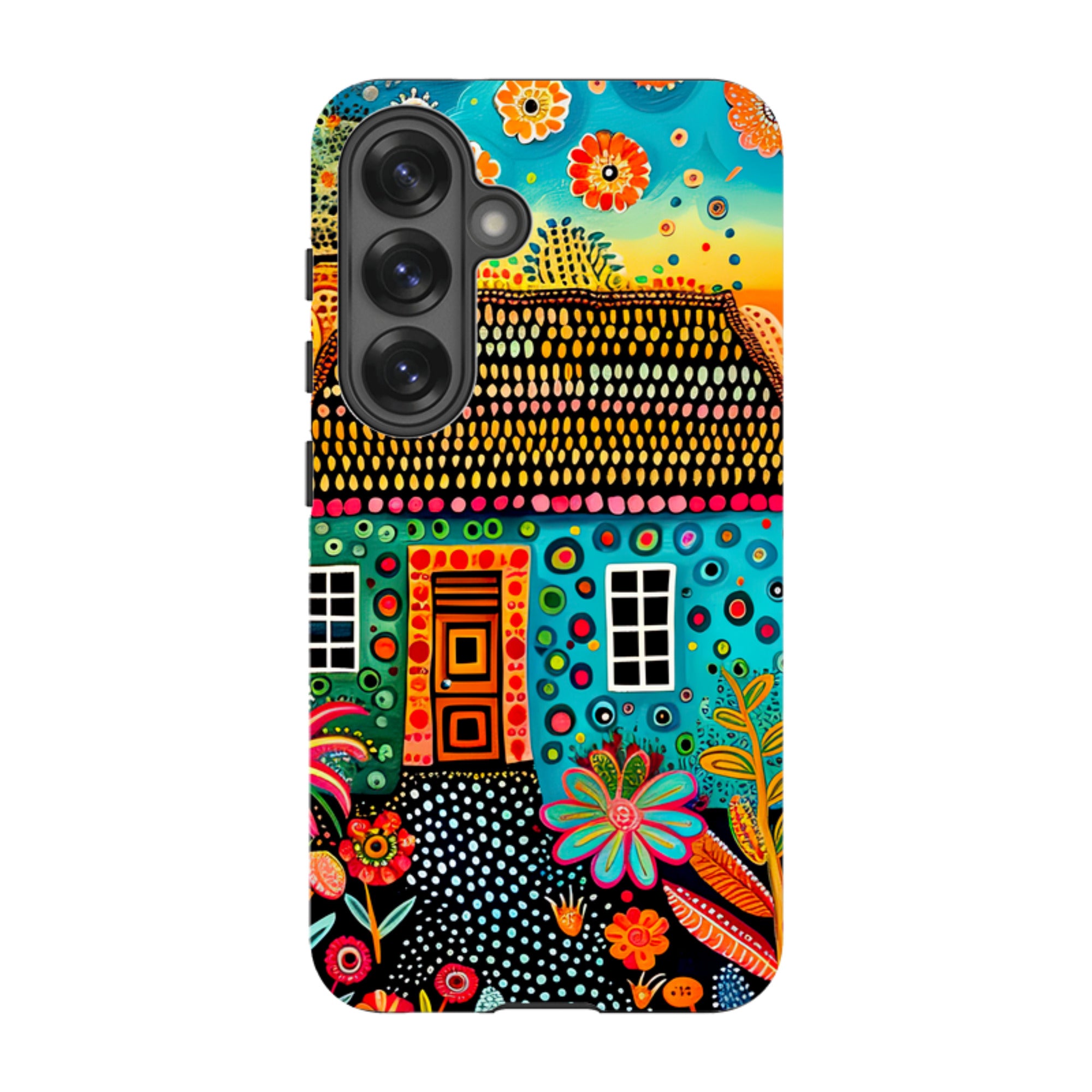 Samsung Tough Case - Folk Art House VII