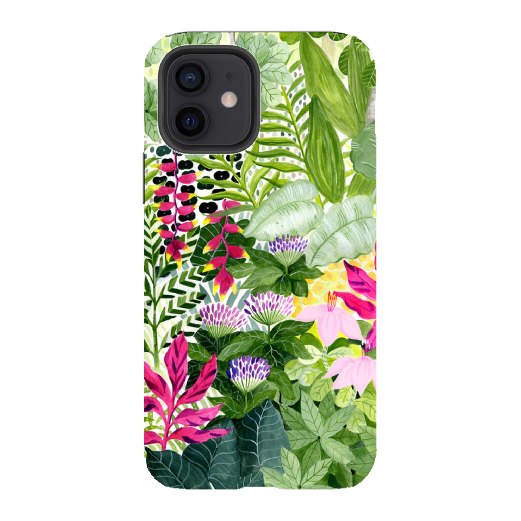 iPhone Tough Case - Pink Botanical By Bex Parkin
