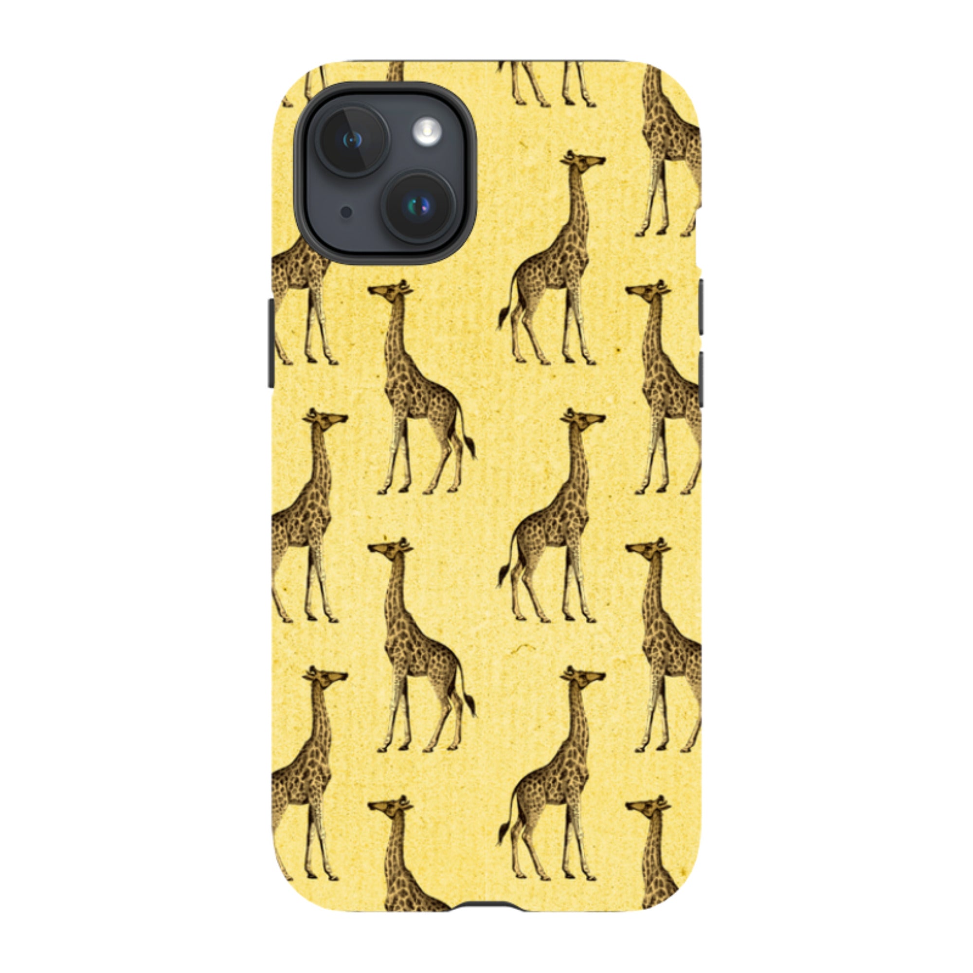 iPhone Tough Case - Yellow Giraffe