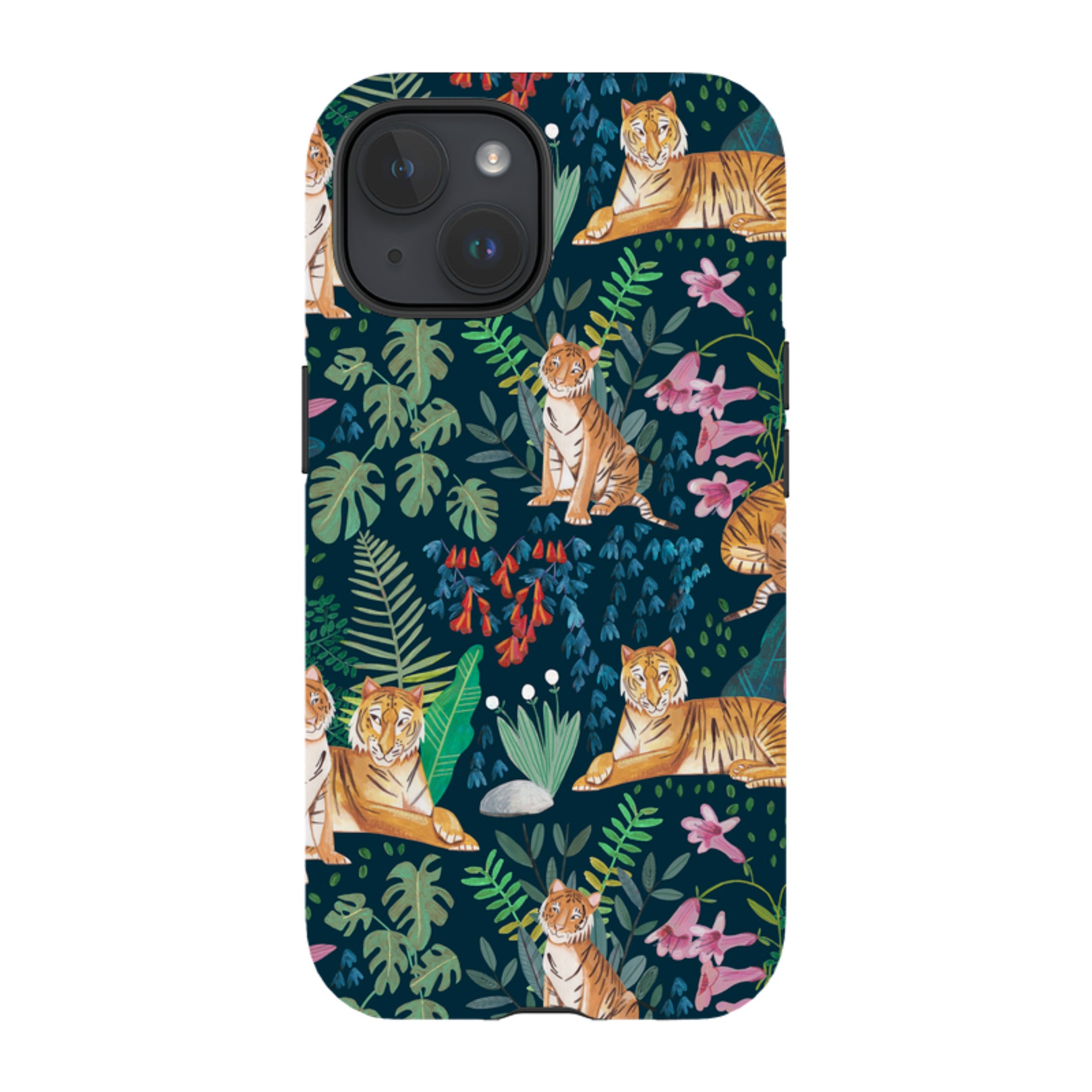 iPhone MagSafe Tough Case -  Tiger Pattern II By Caroline Bonne Muller