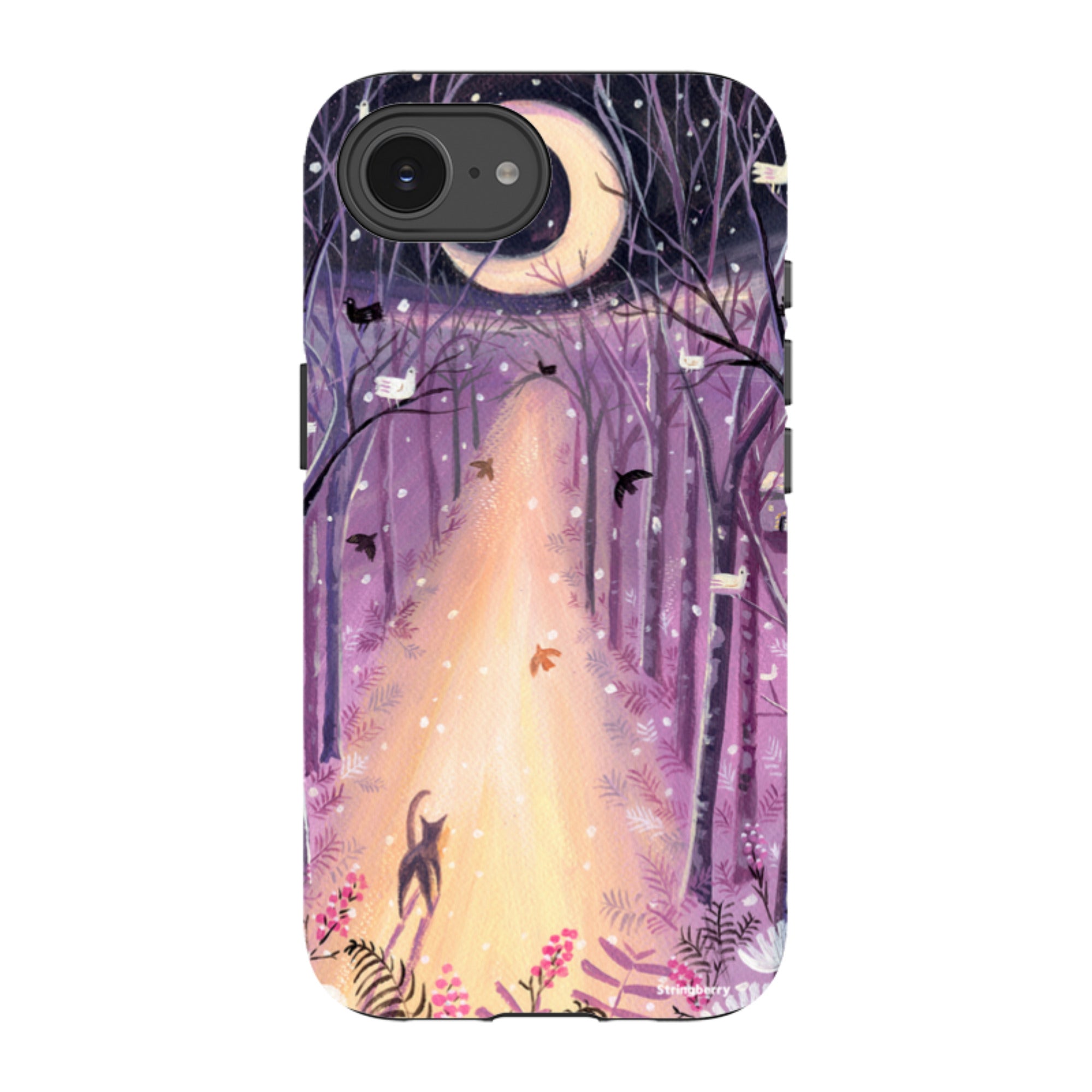 iPhone Tough Case - Forest Cat By Mary Stubberfield