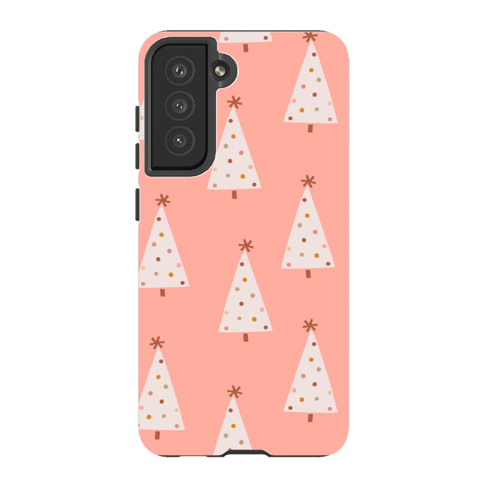 Samsung Tough Case - Pink Xmas Trees