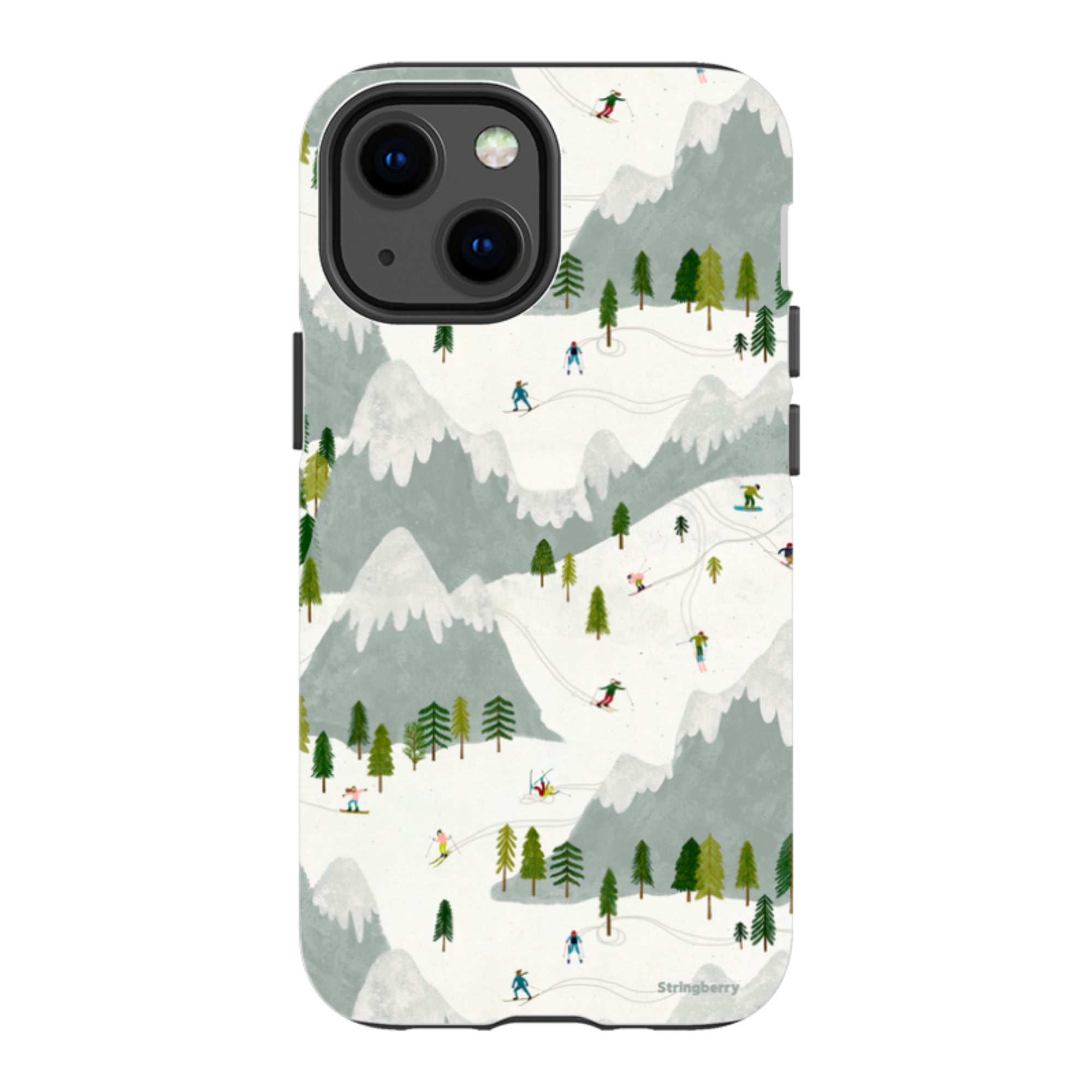 iPhone Tough Case - Winter Landscape I By Katherine Quinn