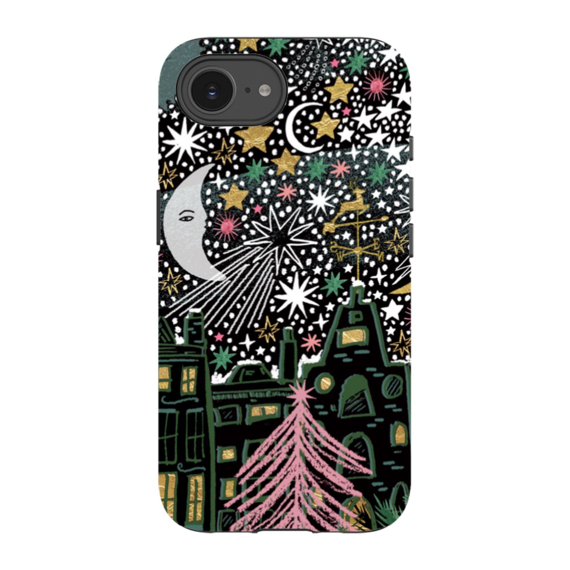 iPhone Tough Case - Night Before Xmas VI By Emma Frances Grant