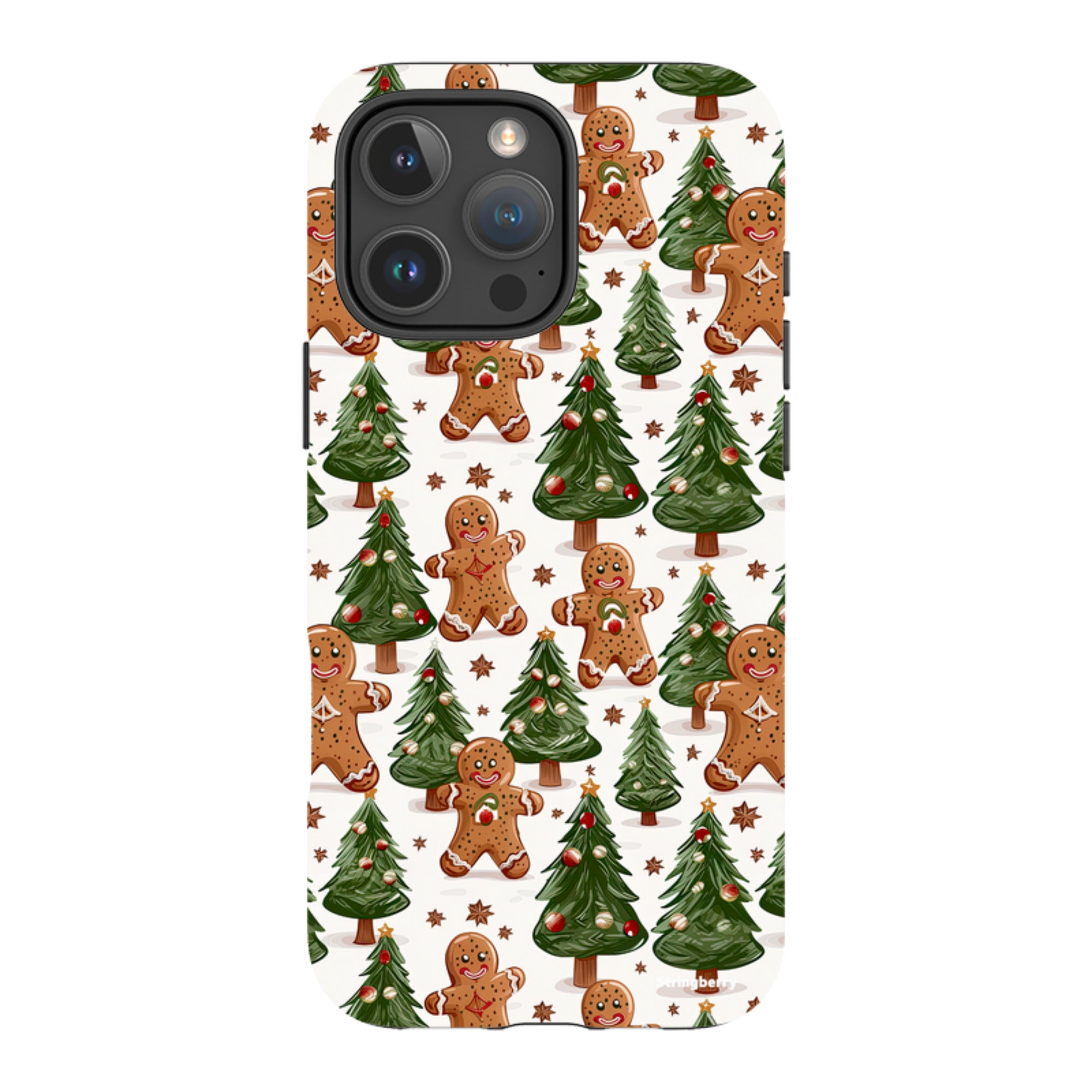 iPhone Tough Case - Ginger Bread Xmas III