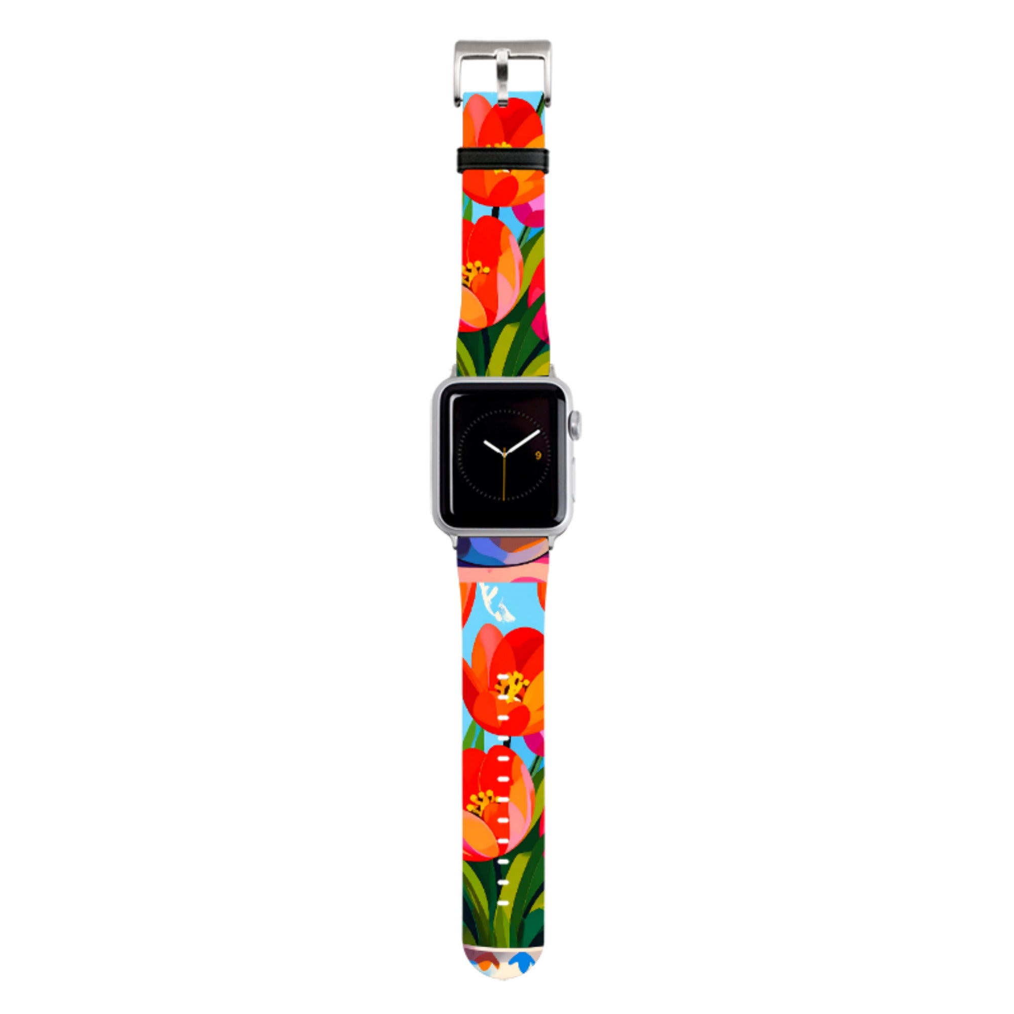 Tulip Pot Floral Apple Watch Strap