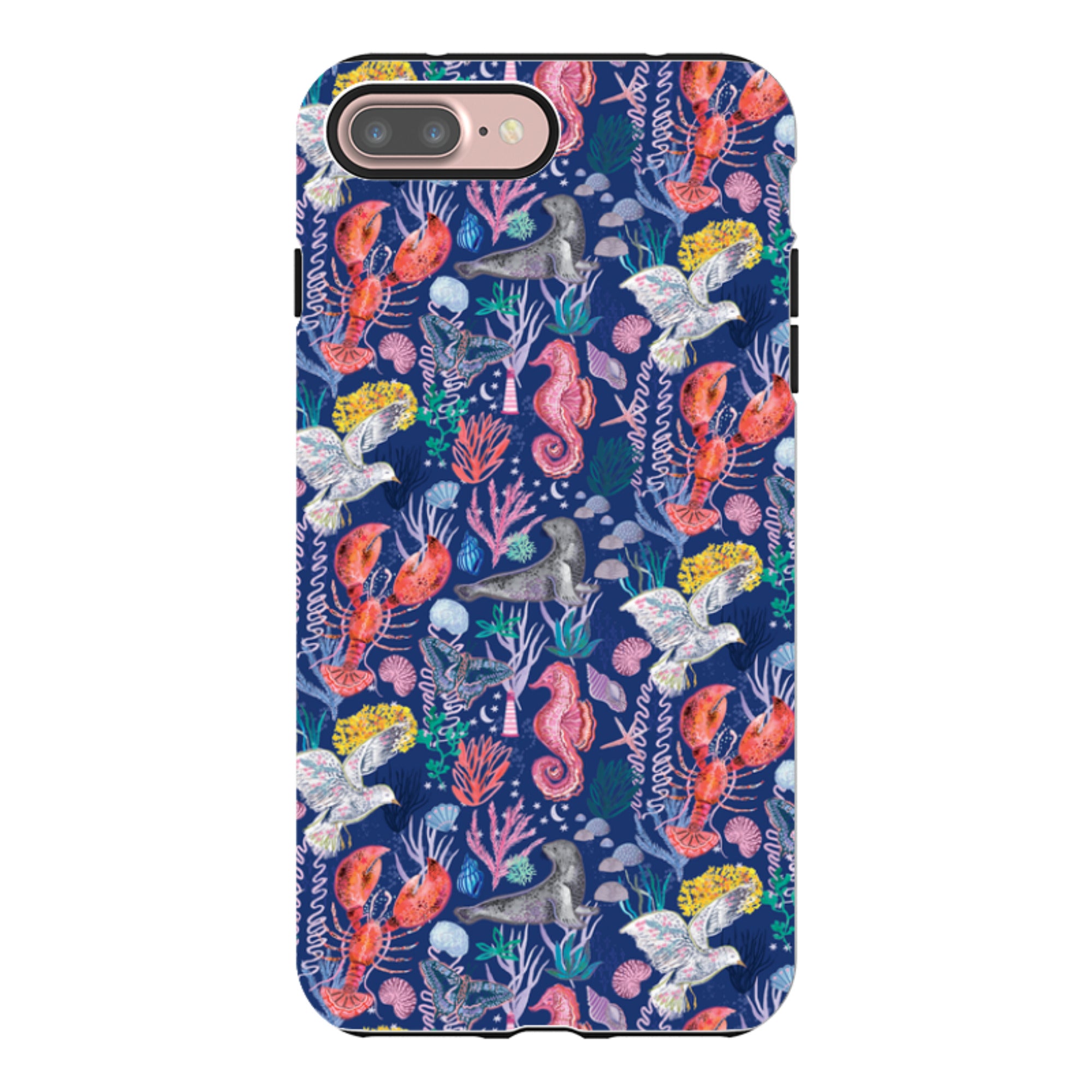 iPhone Case - Coastline Pattern-C By Emma Frances Grant