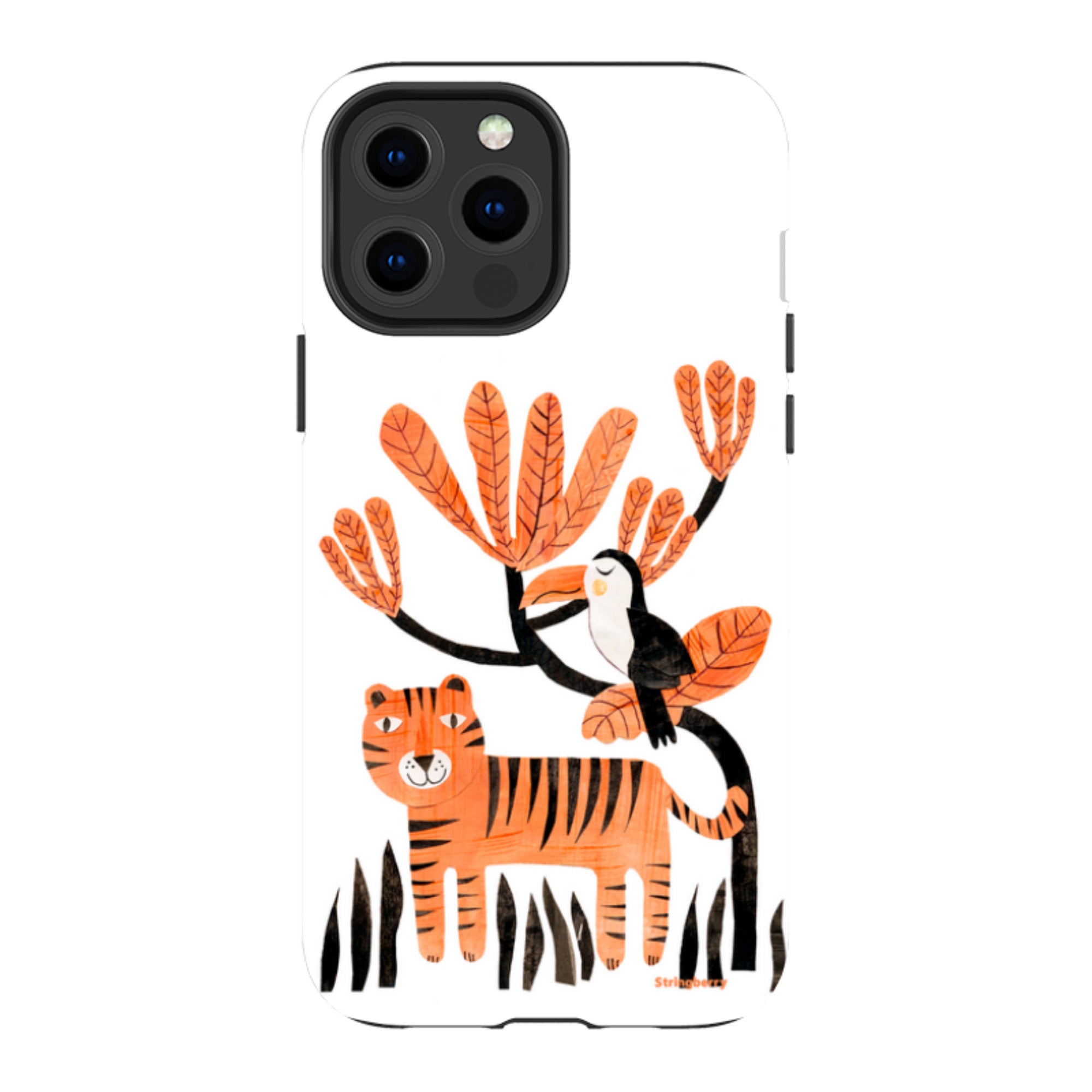 iPhone Tough Case - Tiger And Toucan By Tracey English