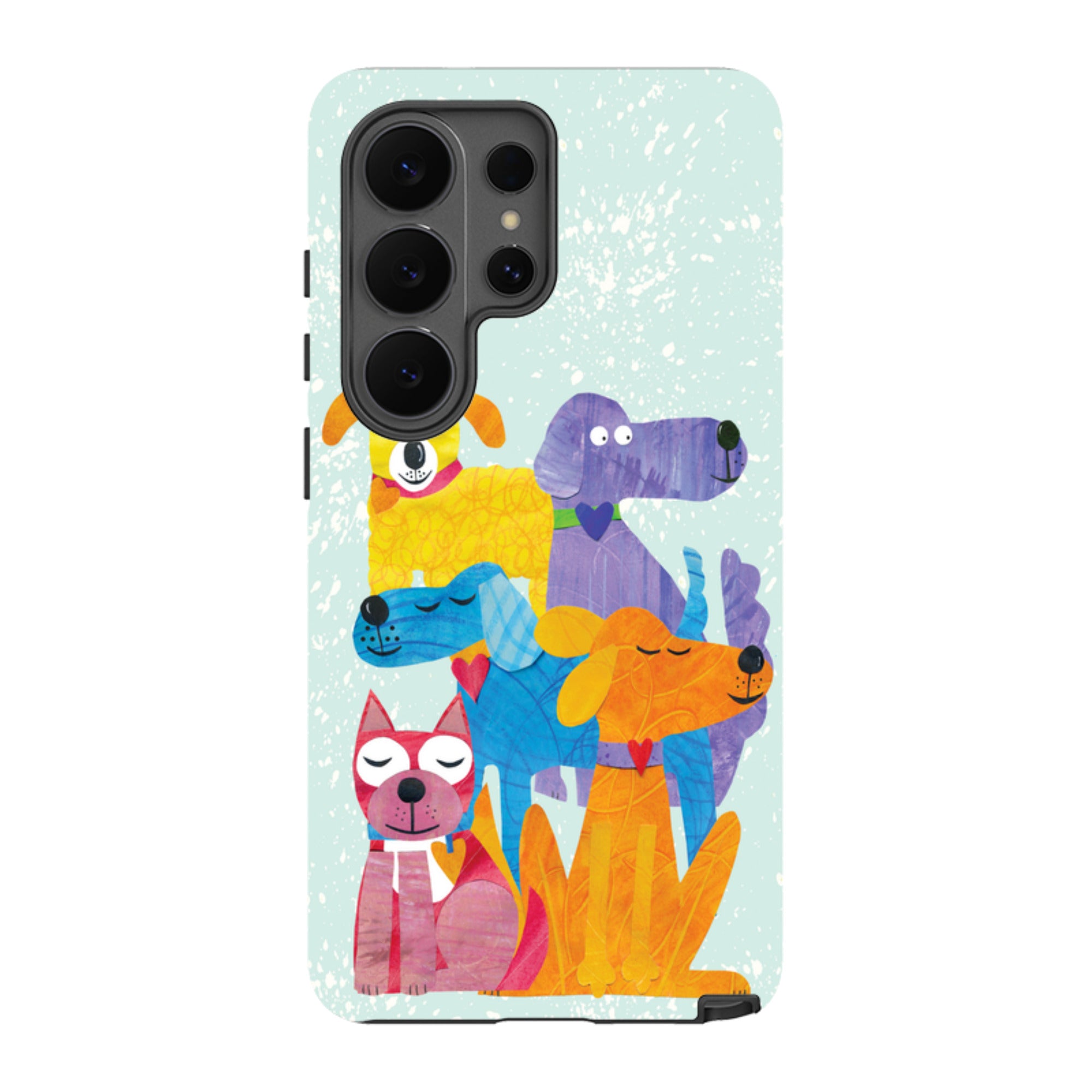 Samsung Tough Case - Patch Work Pups By Tracey English