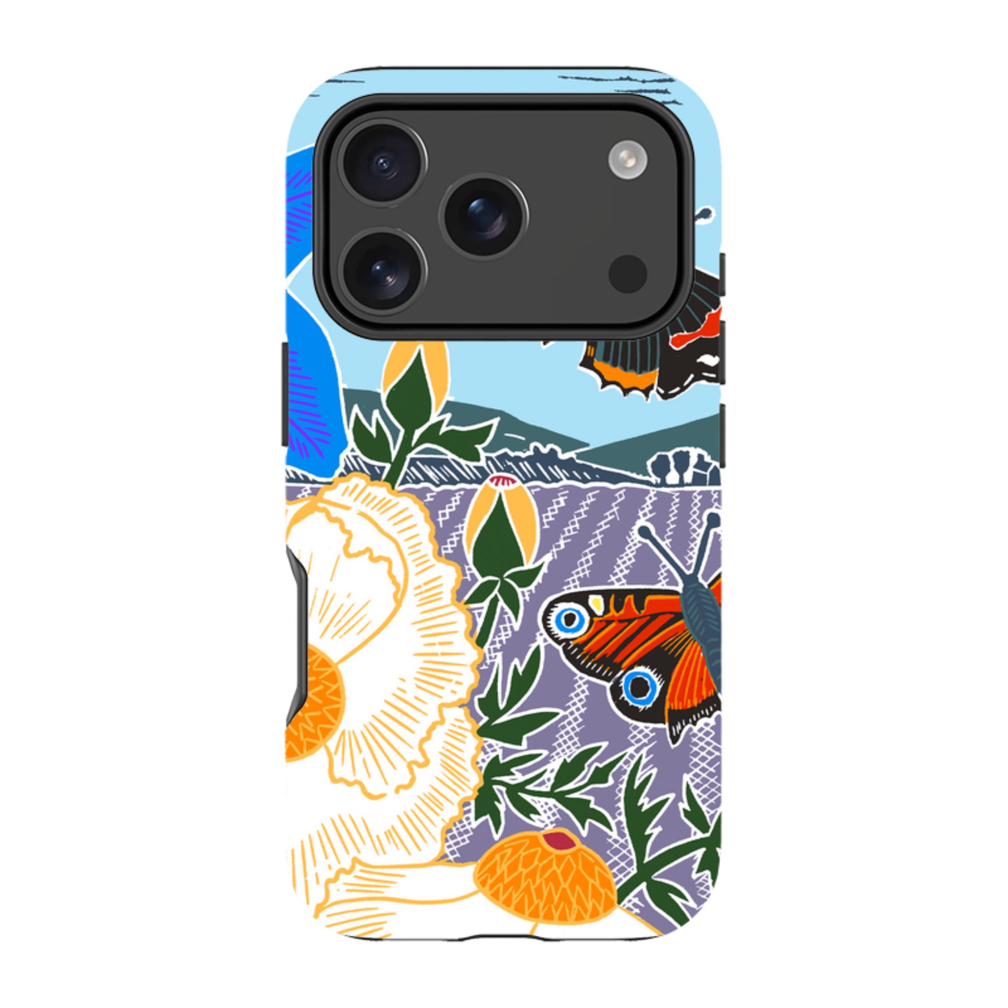 iPhone Tough Case - Bold Butterflies By Kate Heiss