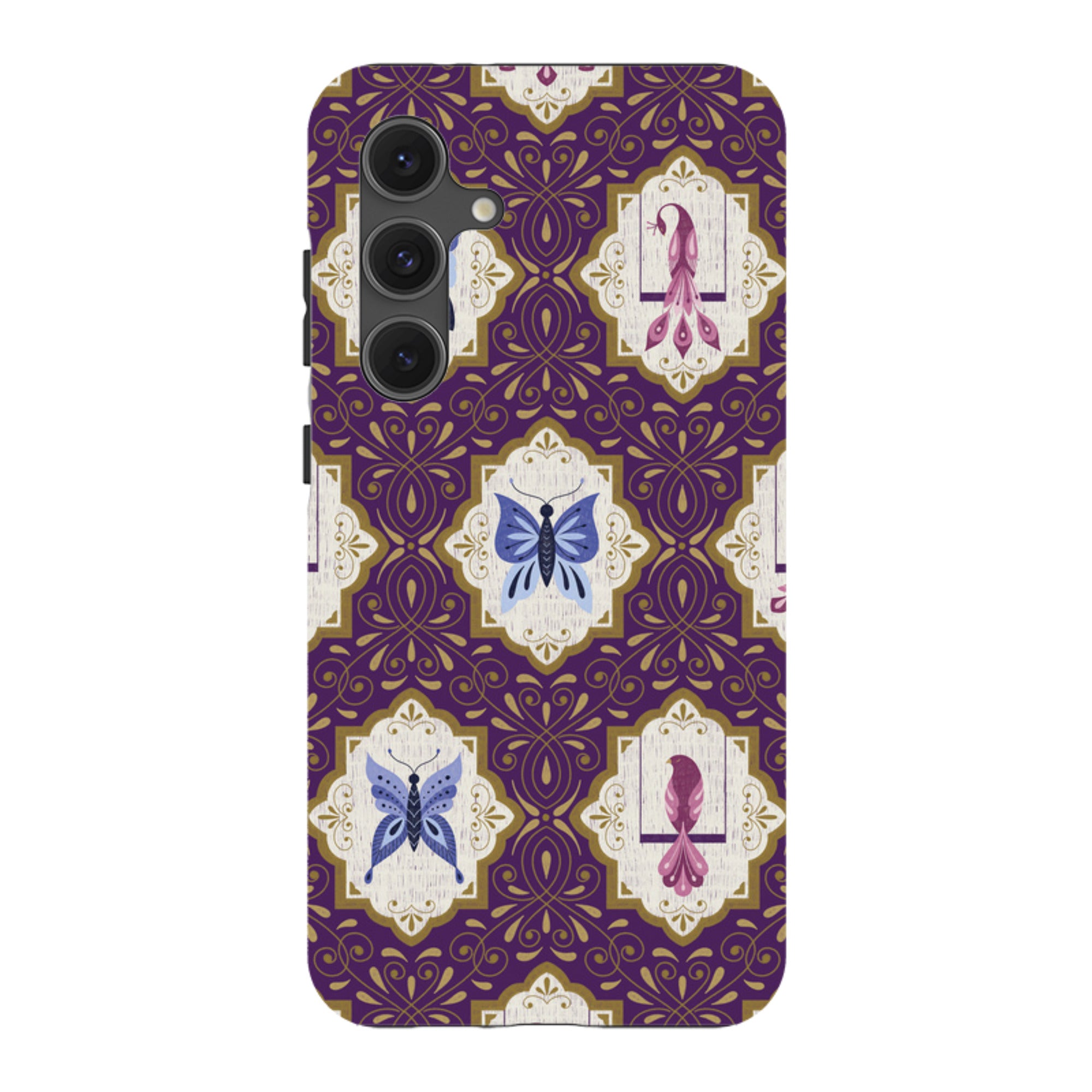 Samsung Tough Case - Wingframes Purple By Jenny Zemanek