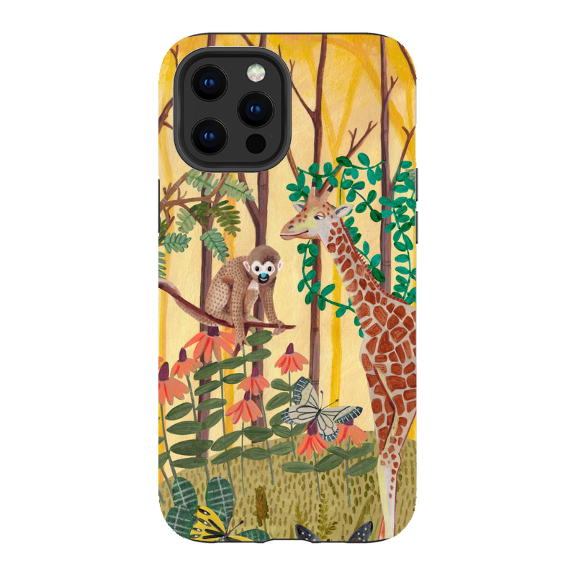 iPhone Tough Case - Giraffe By Caroline Bonne Muller