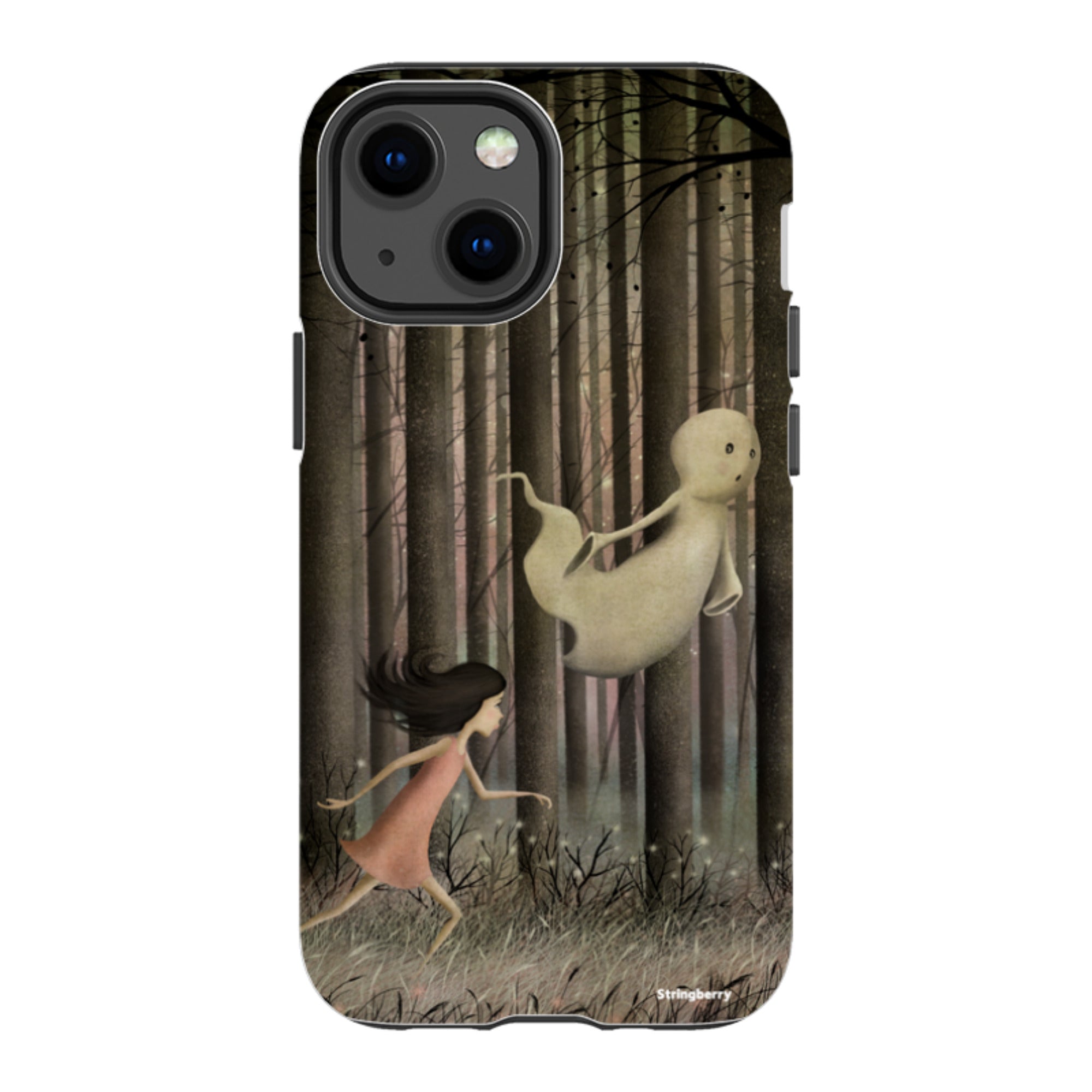 iPhone Tough Case - Little Ghost By Maja Lindberg