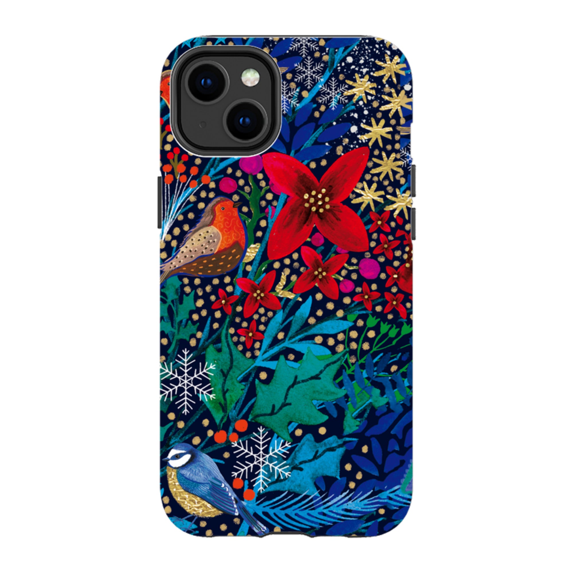 iPhone Tough Case - Xmas Robin II By Emma Frances Grant