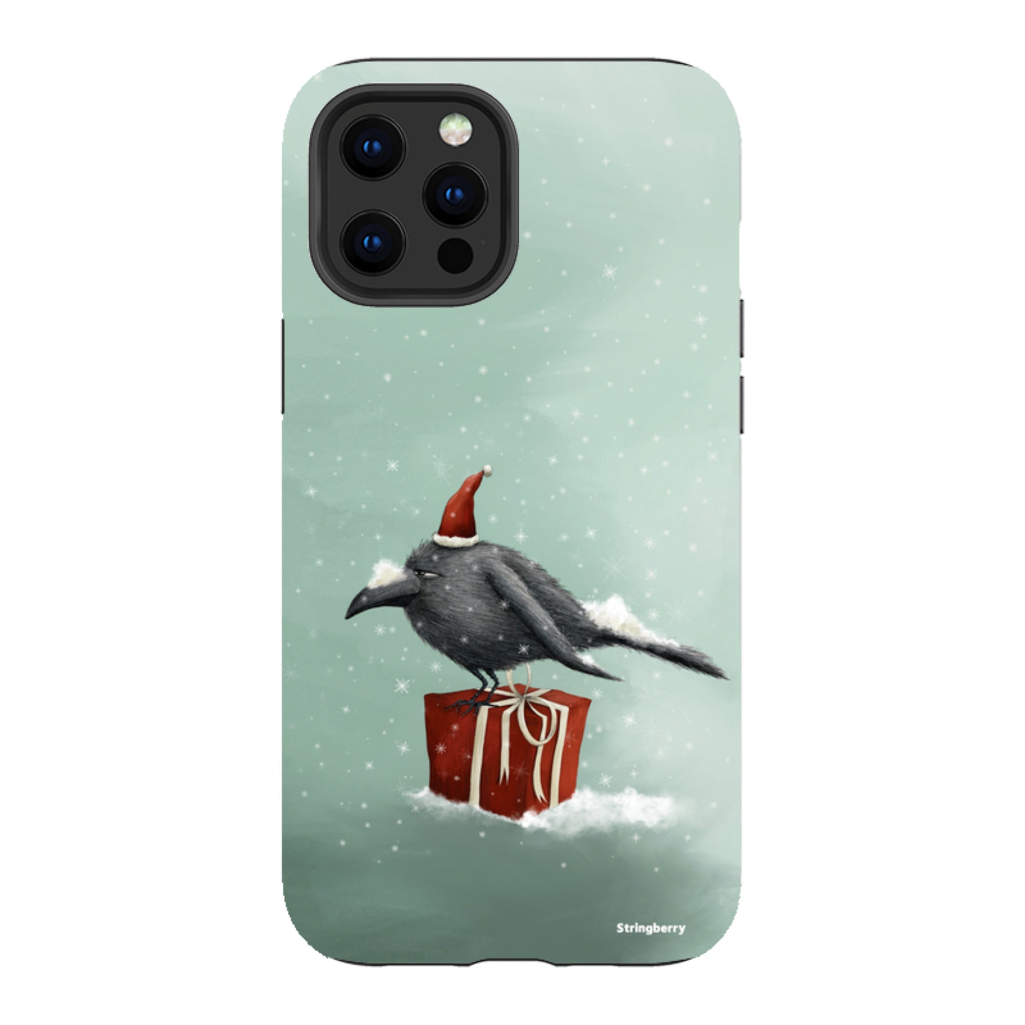 iPhone Tough Case - Santa Crow By Maja Lindberg