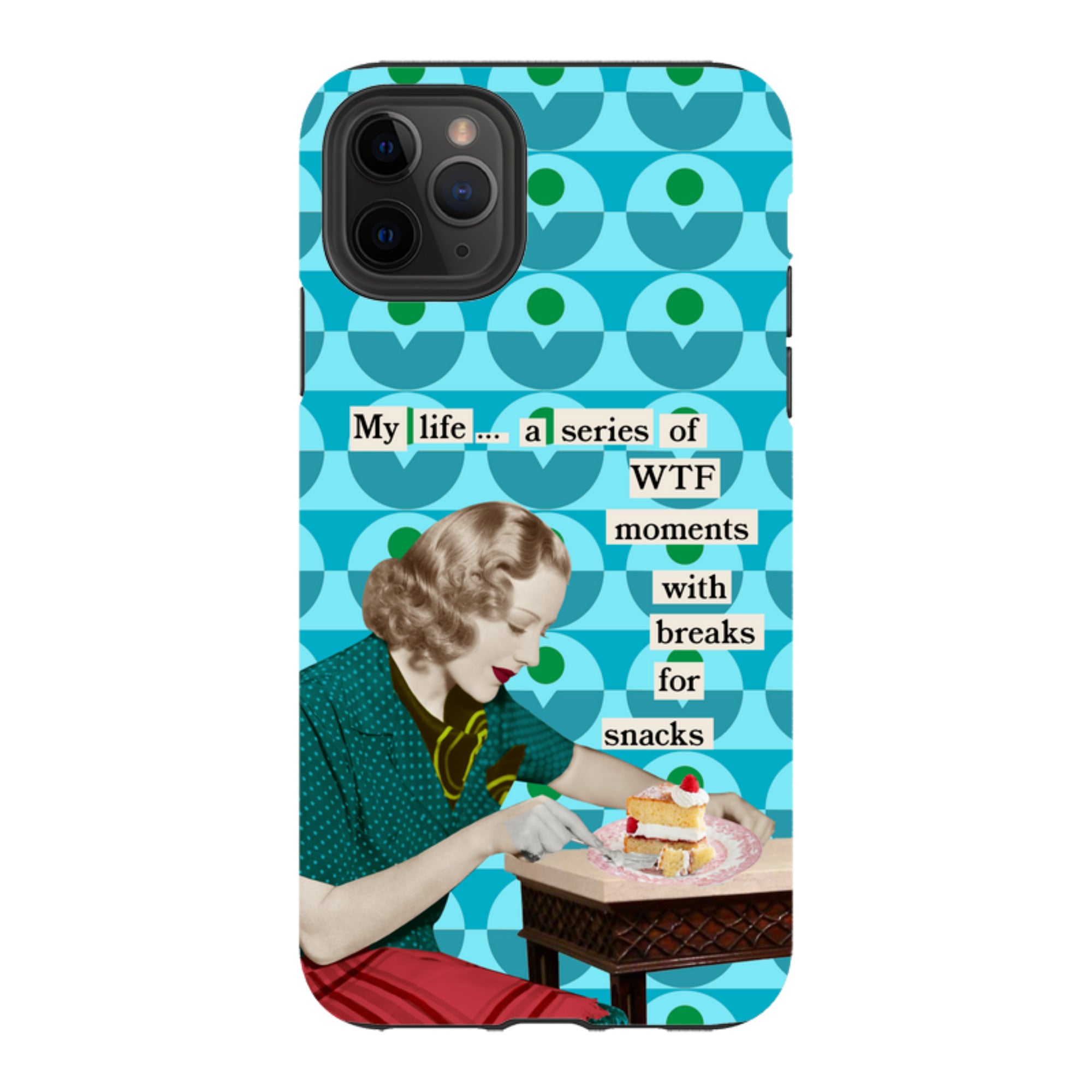 iPhone Tough Case - WTF By Clare Jordan