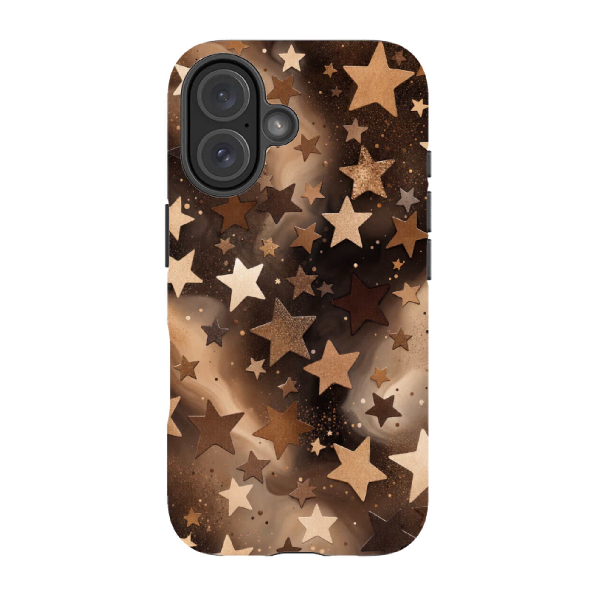 iPhone Tough Case - Bronze Galaxy Star