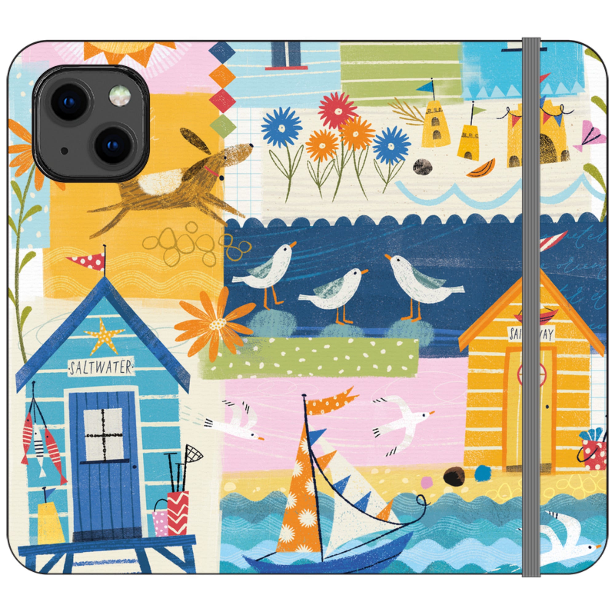 Sunny Days Wallet Case By Ali Brookes