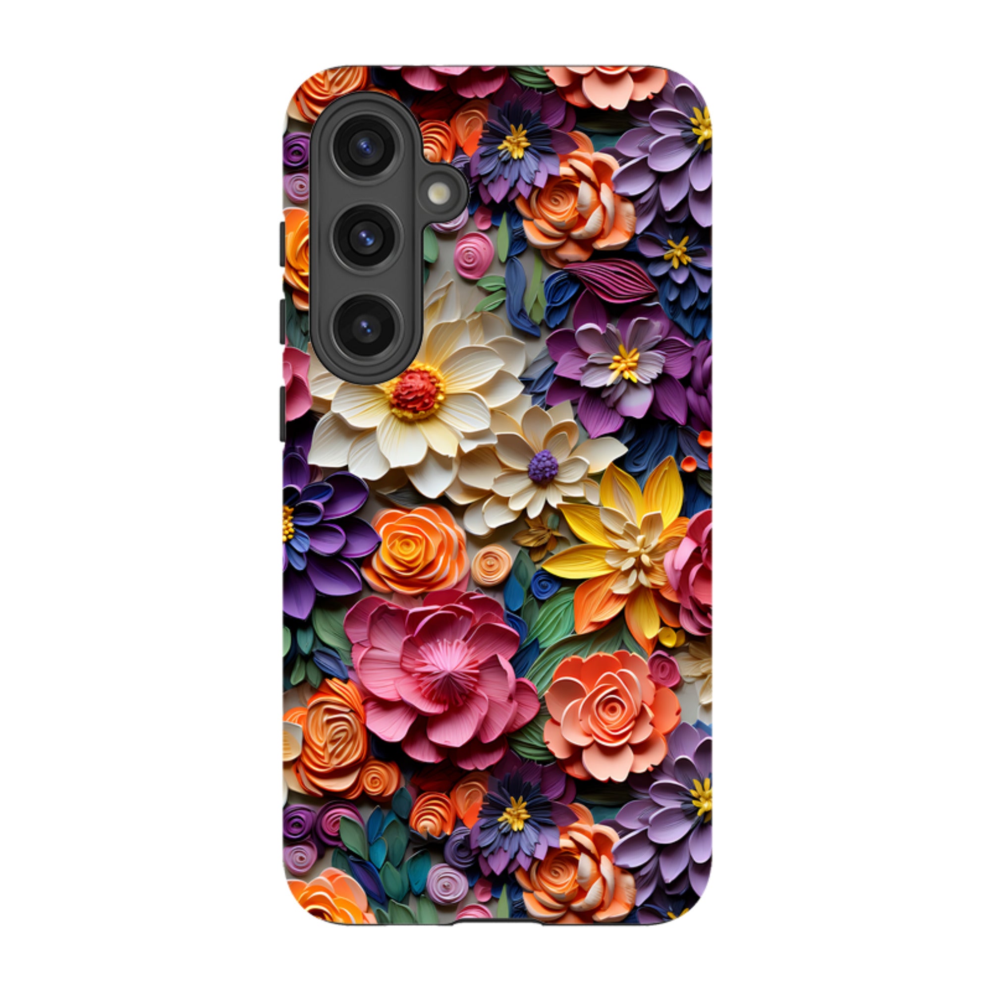 Samsung Tough Case - Violet Floral