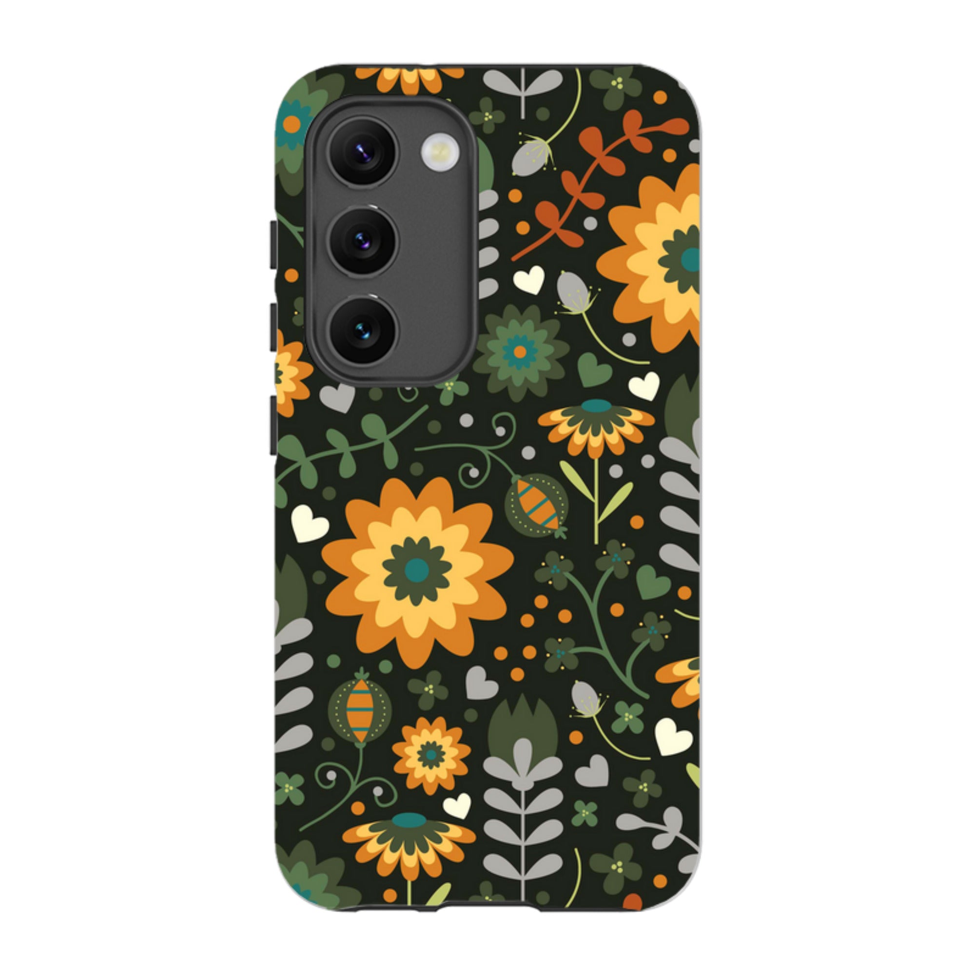 Samsung Tough Case - Dark Floral By Suzy Taylor