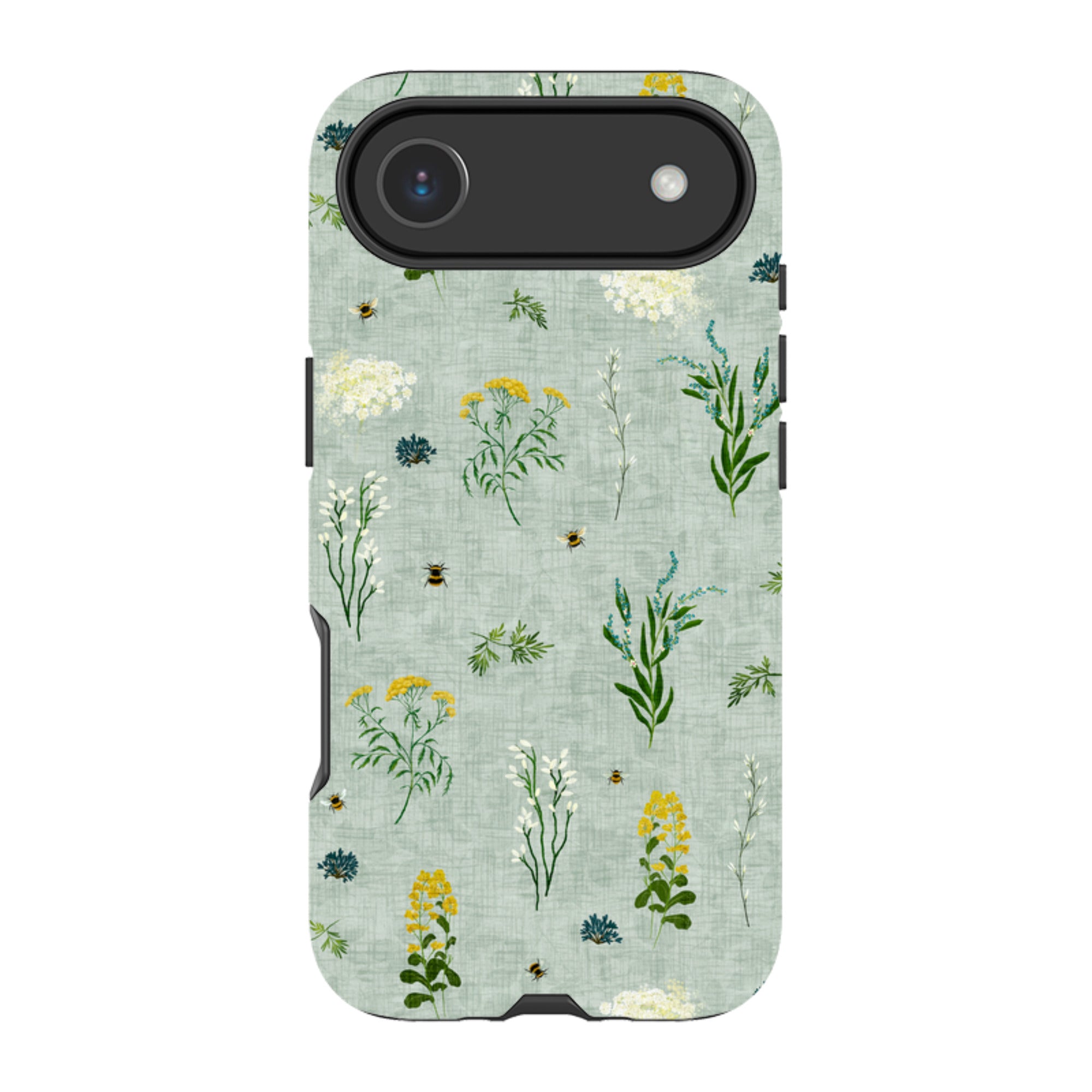 iPhone Tough Case - Song Bird Florals and Bees By Katherine Quinn