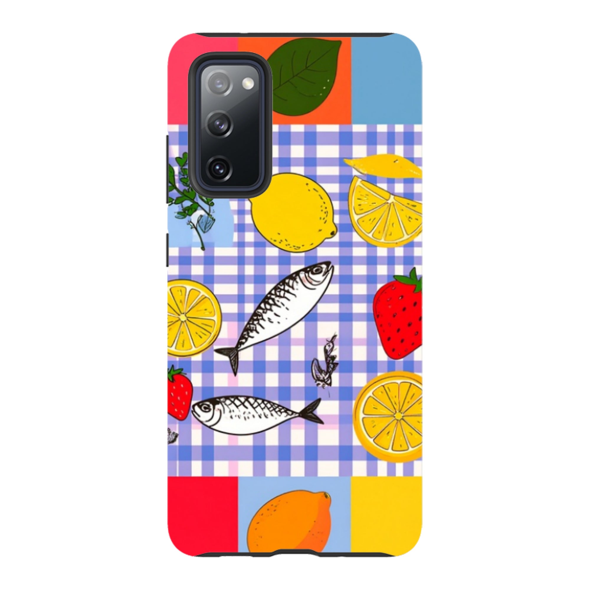 Samsung Tough Case - Sardines and Checks