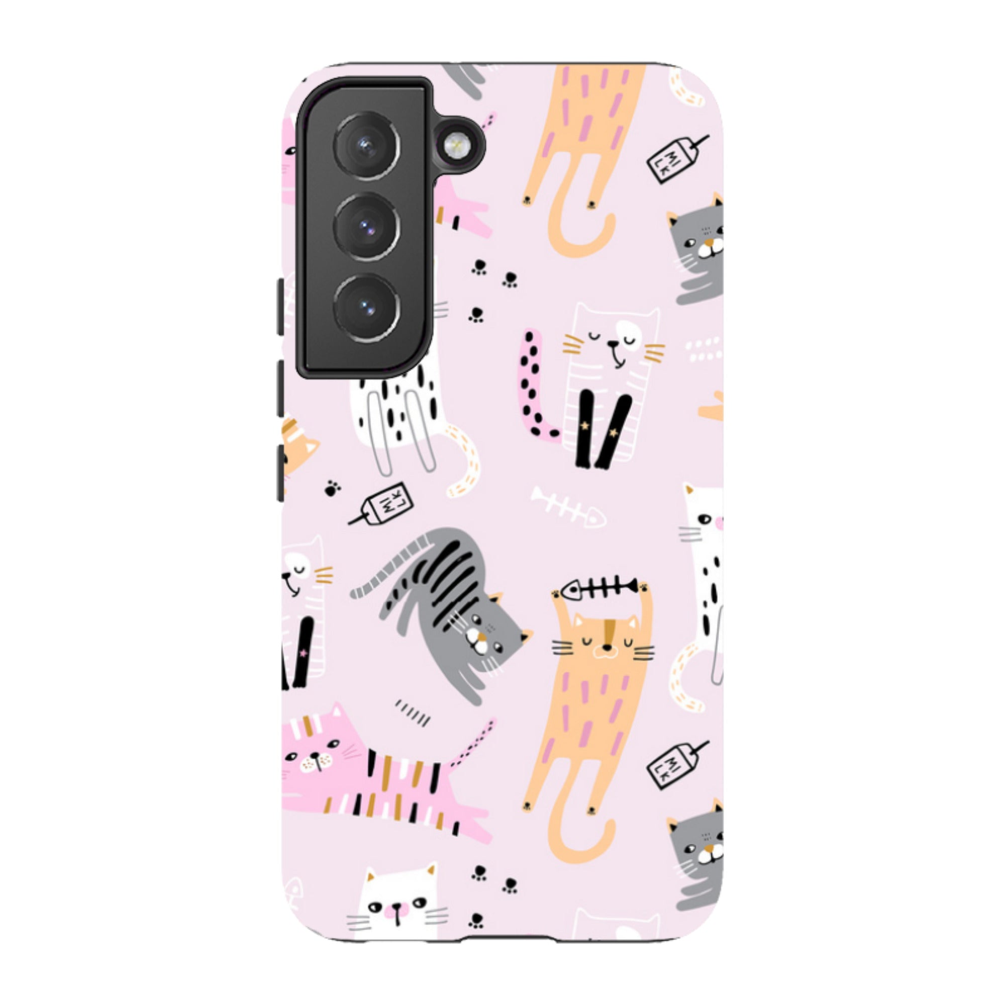 Samsung Tough Case - Cat And Bone Pink