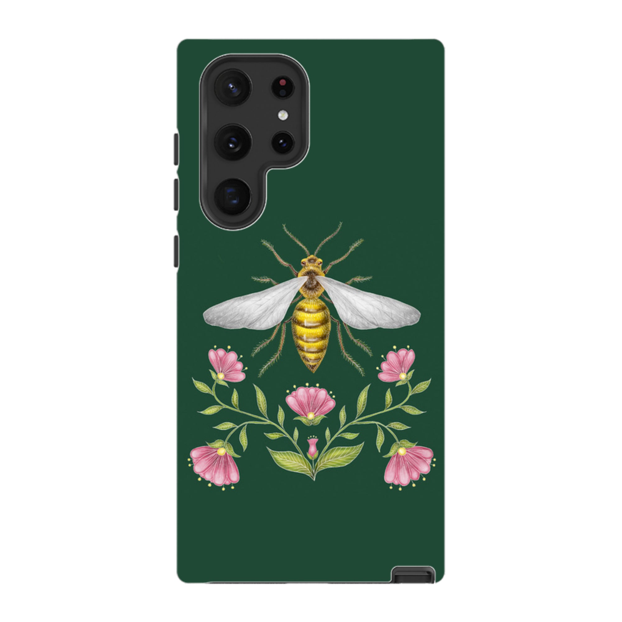 Samsung Tough Case - Wings Of Freedom Emerald By Catherine Rowe