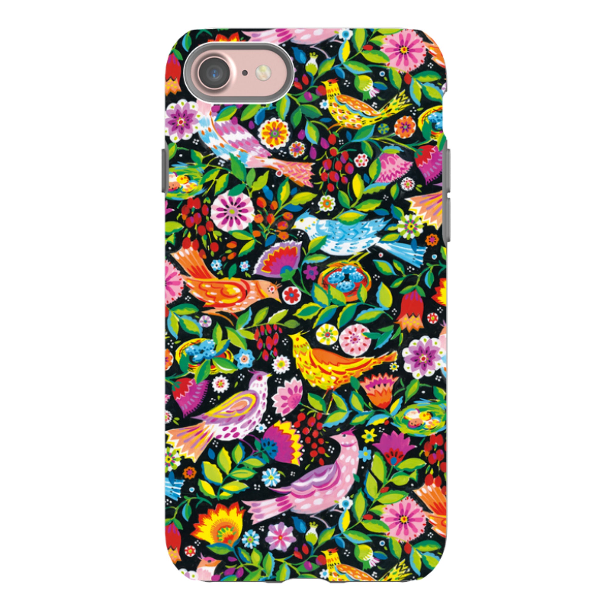 iPhone Tough Case - Folk Birds By Sarah Campbell