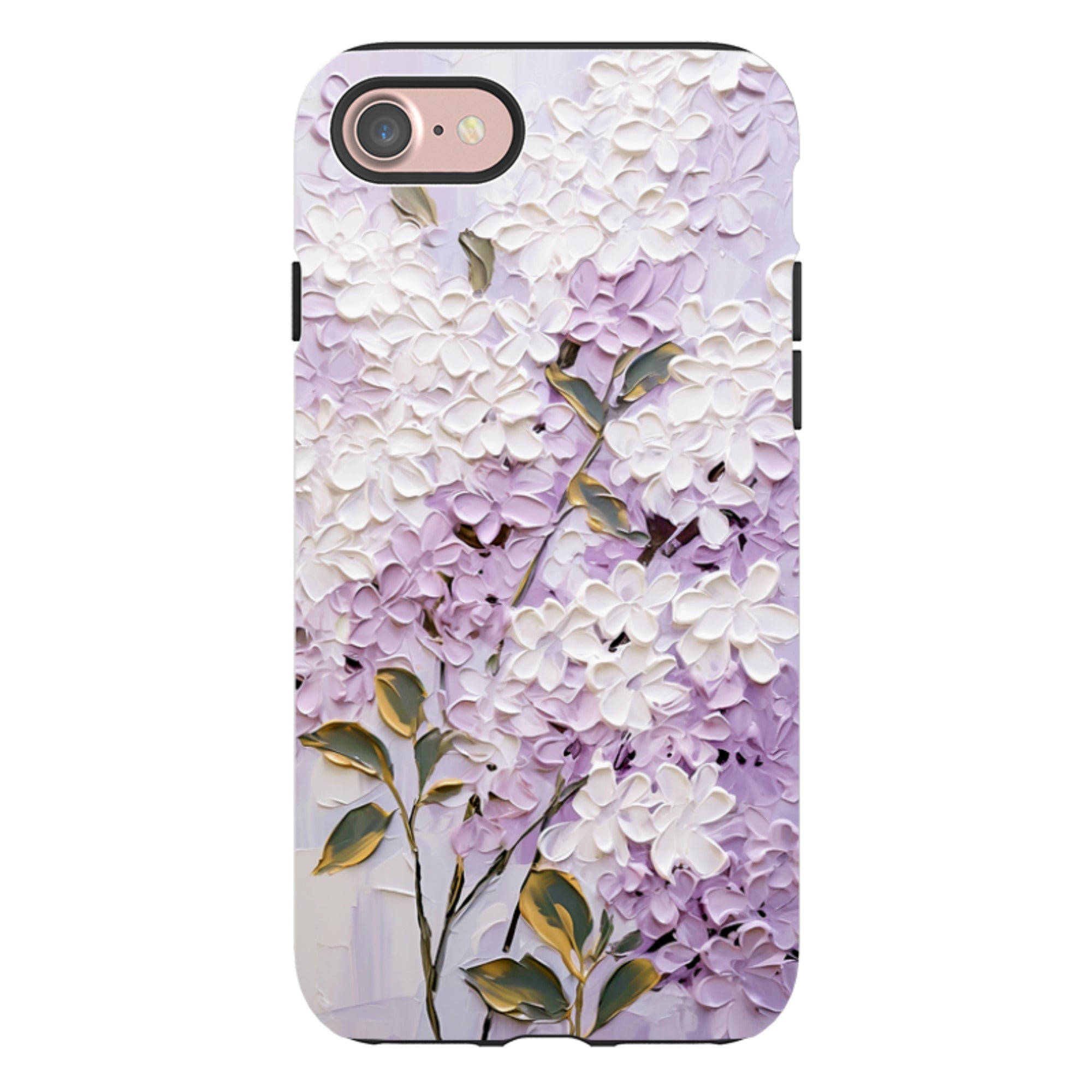 iPhone Tough Case - Purple Floral II