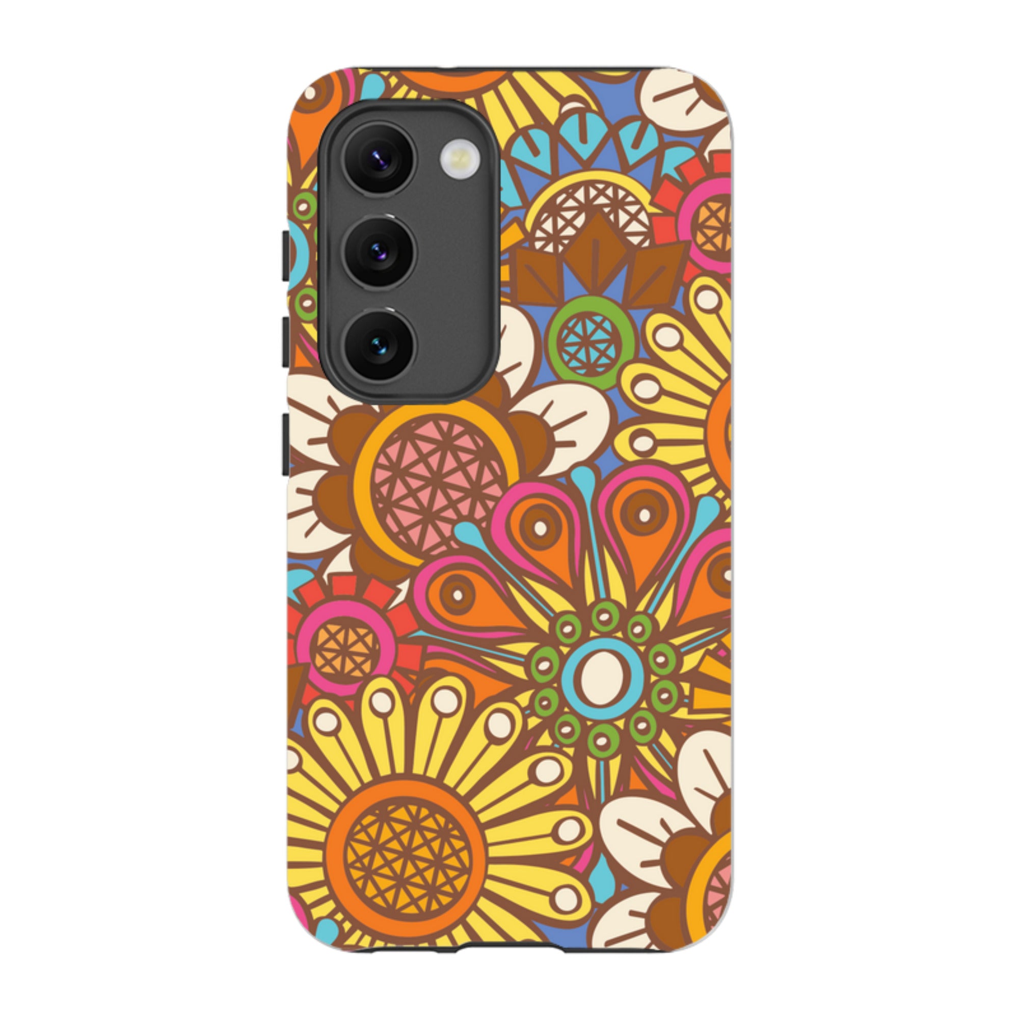 Samsung Tough Case - Retro Posy Brights By Amelia Bowman