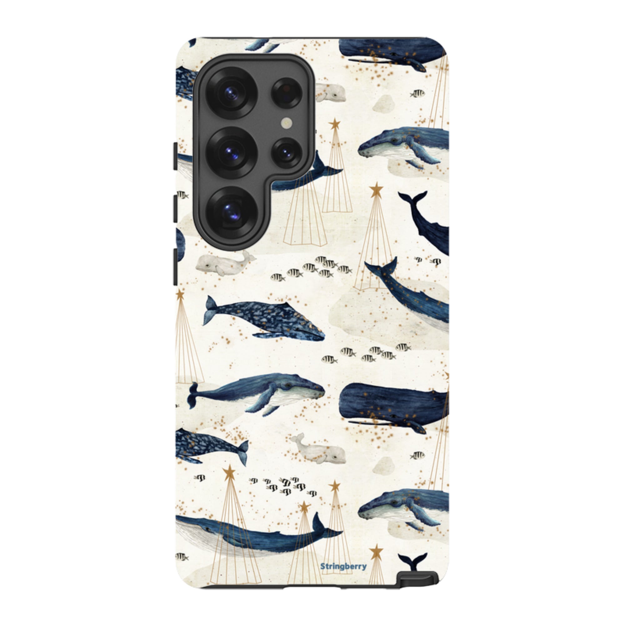 Samsung Tough Case - Christmas Whale III By Katherine Quinn