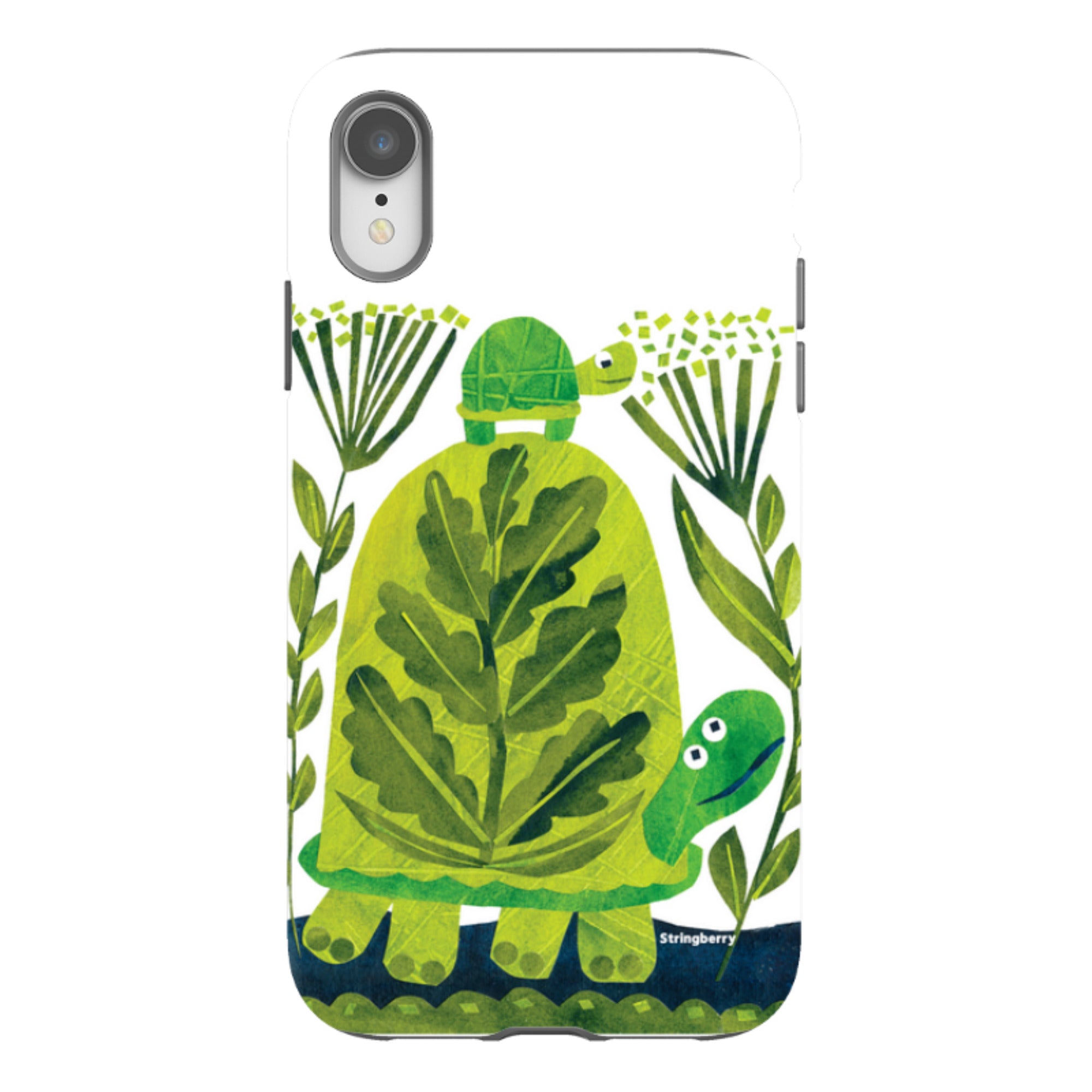 iPhone Tough Case - Folk Tortoise By Tracey English