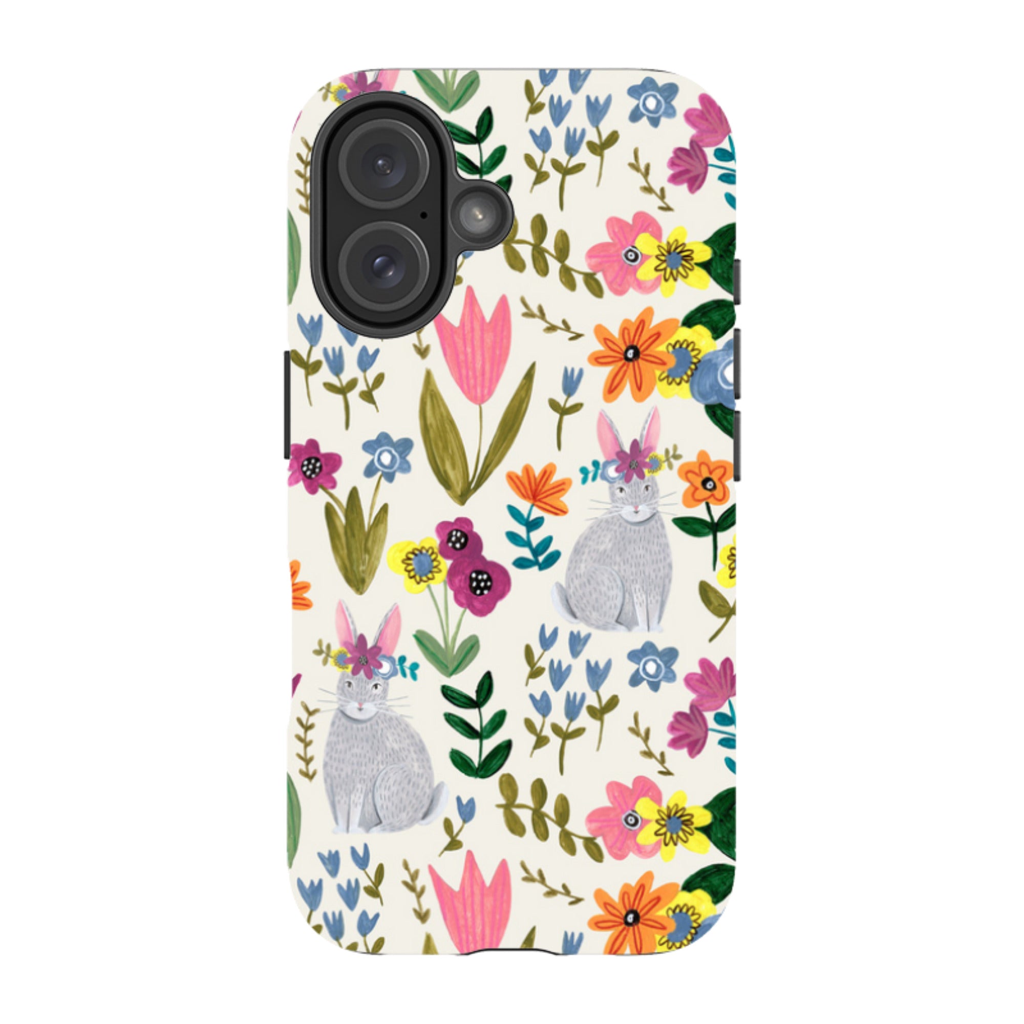 iPhone MagSafe Tough Case -  Rabbit Floral By Caroline Bonne Muller