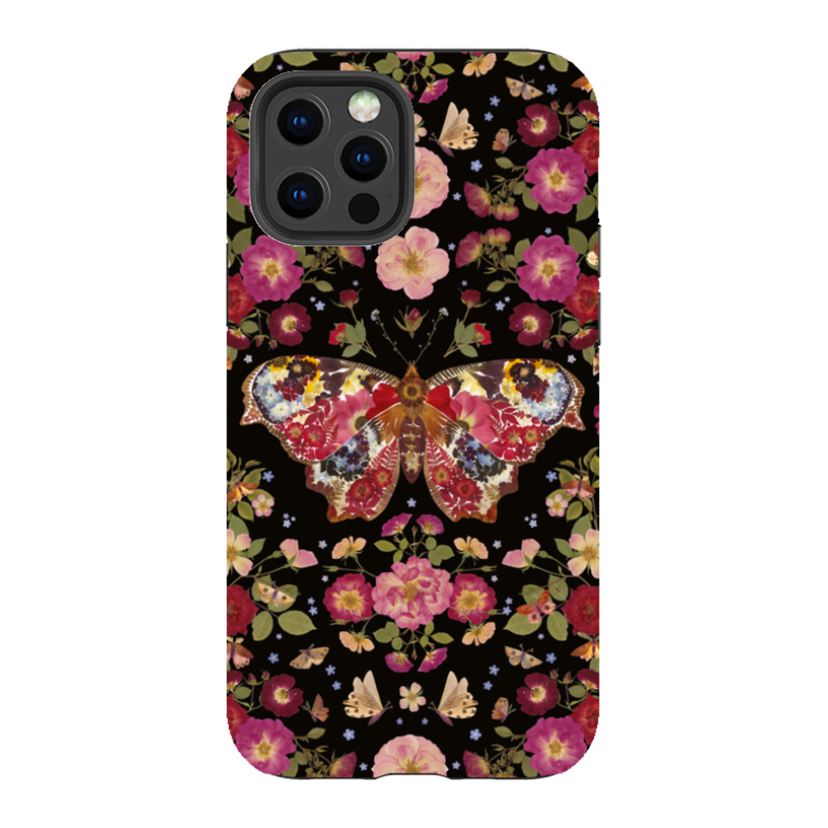 iPhone Tough Case - Midnight Butterfly By Helen Ahpornsiri