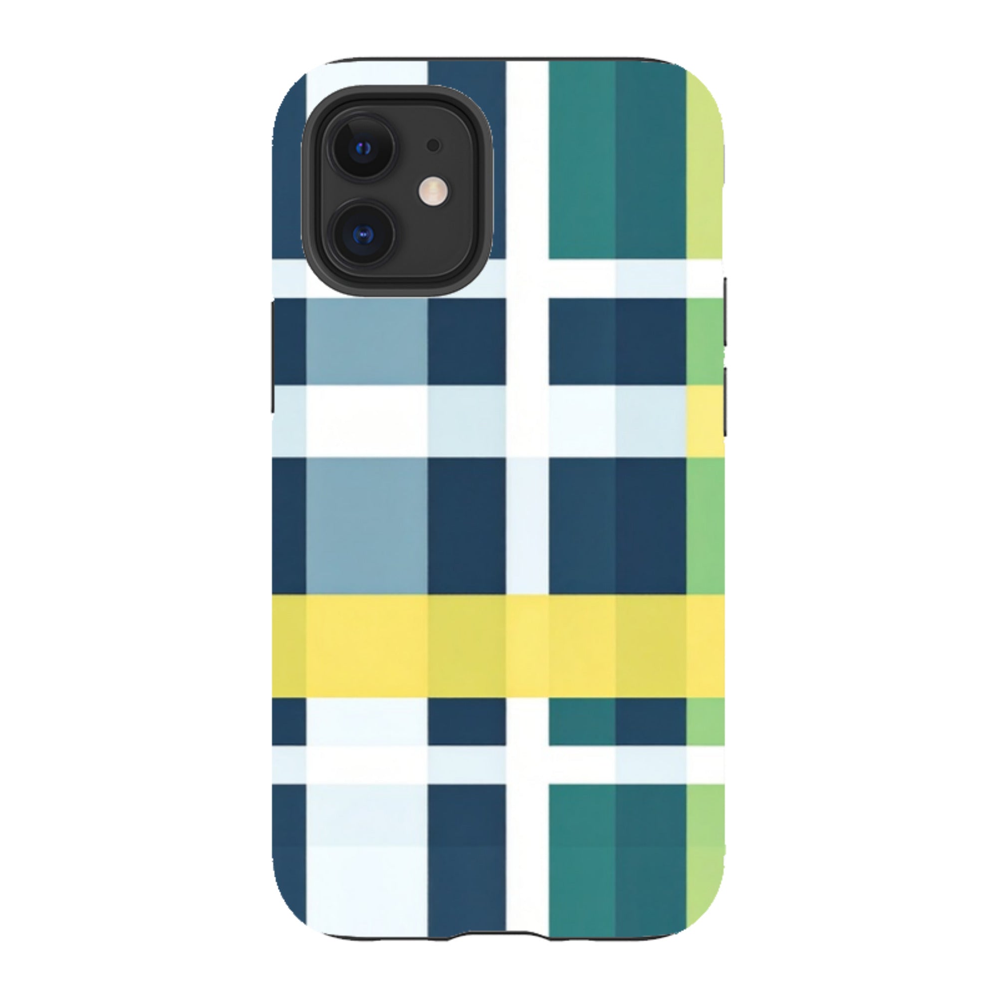 iPhone Tough Case - Forest Gingham