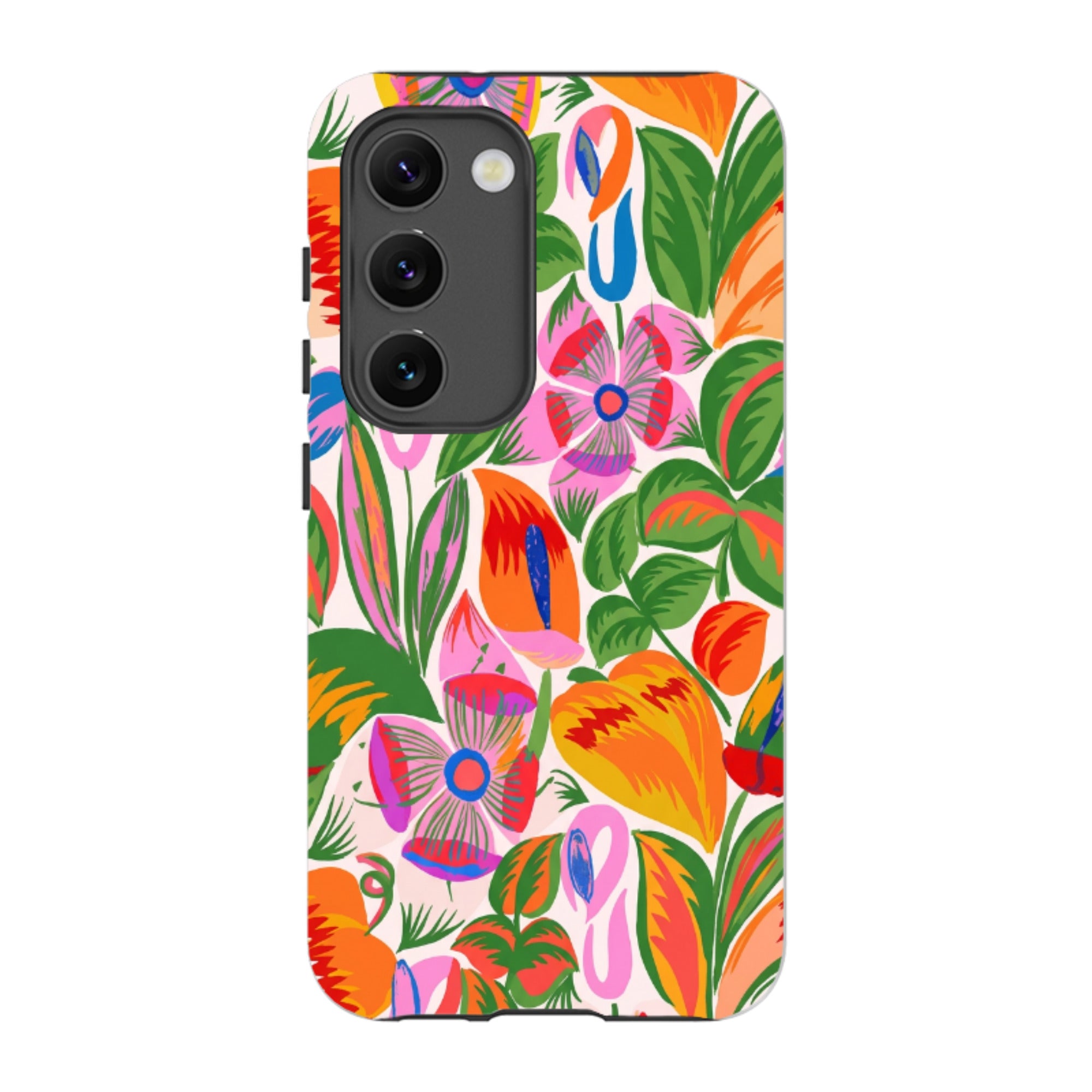 Samsung Tough Case - Vintage Tropical Floral