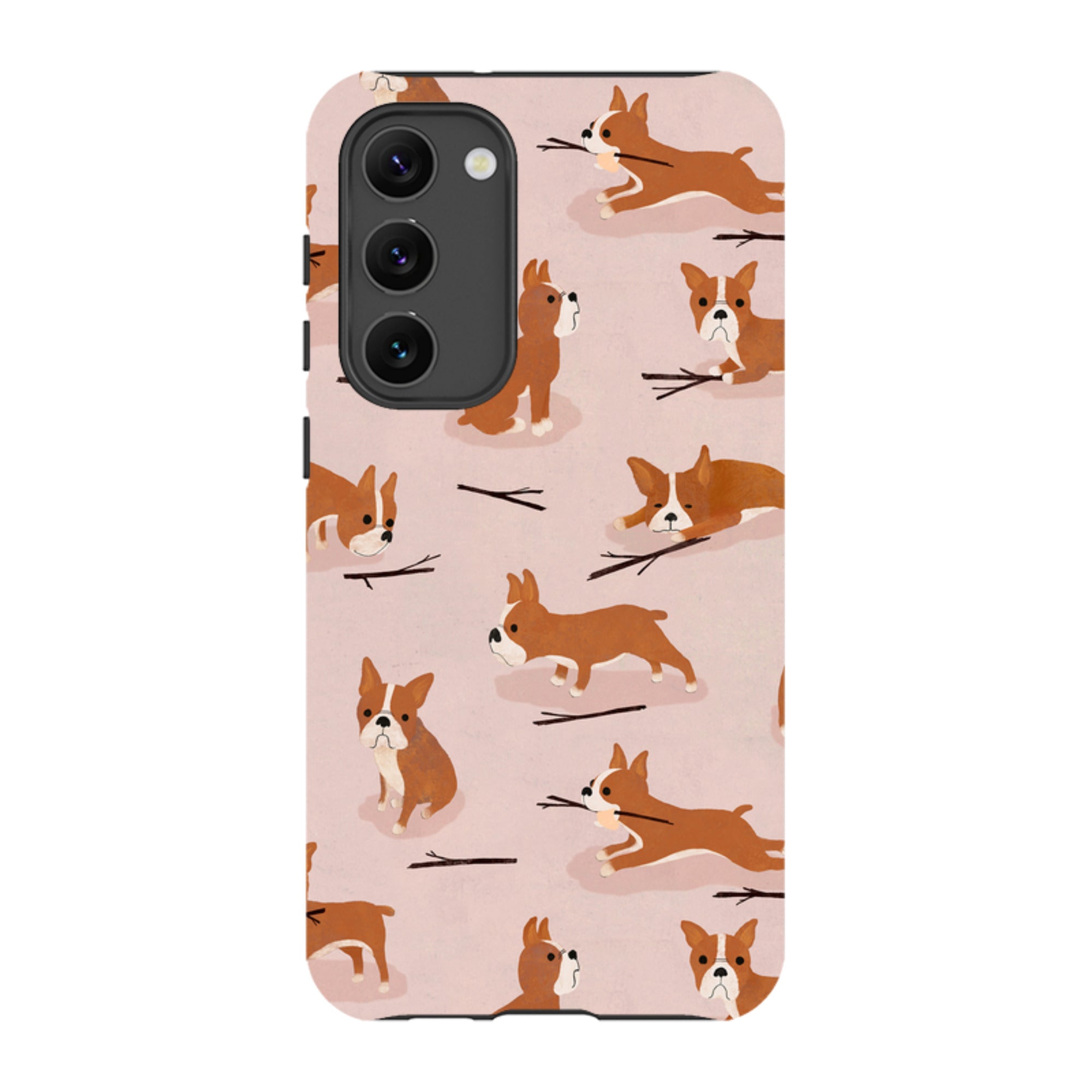 Samsung Tough Case - Boston Terrier By Katherine Quinn