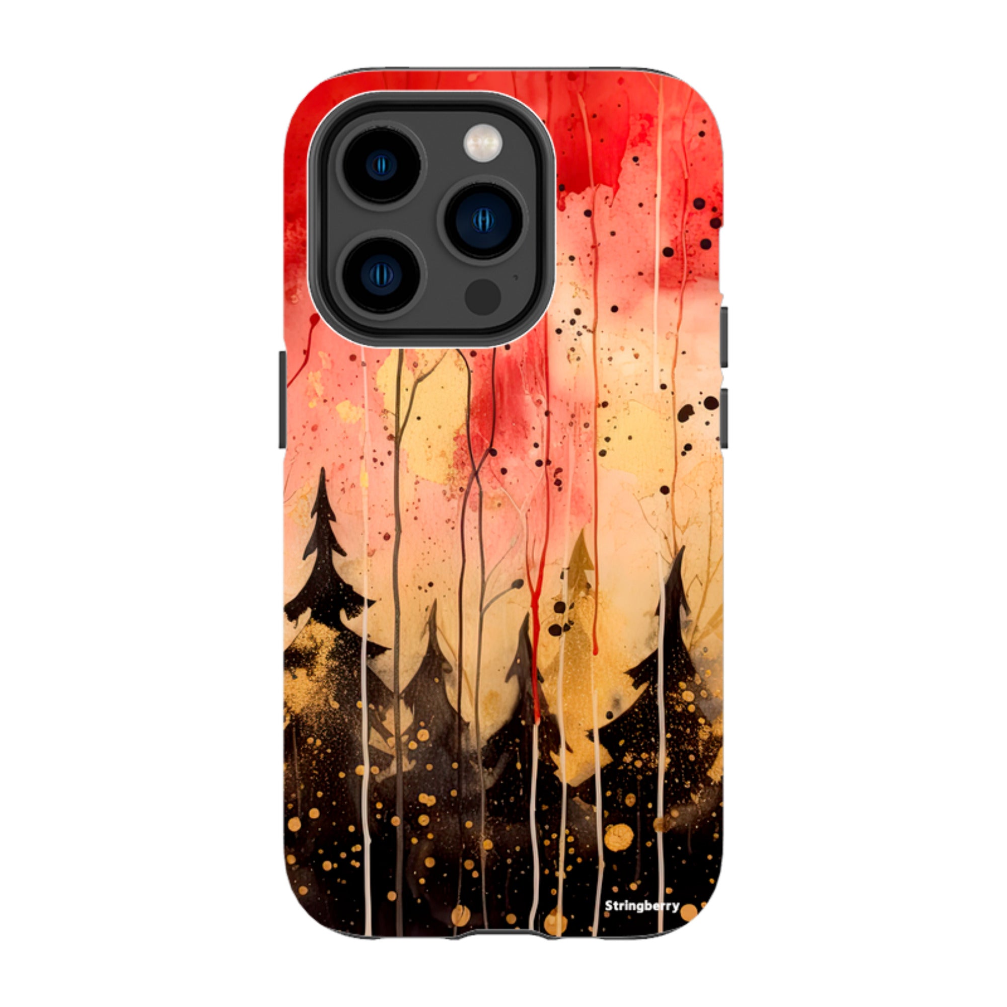 iPhone MagSafe Tough Case - Watercolour Winter Forest