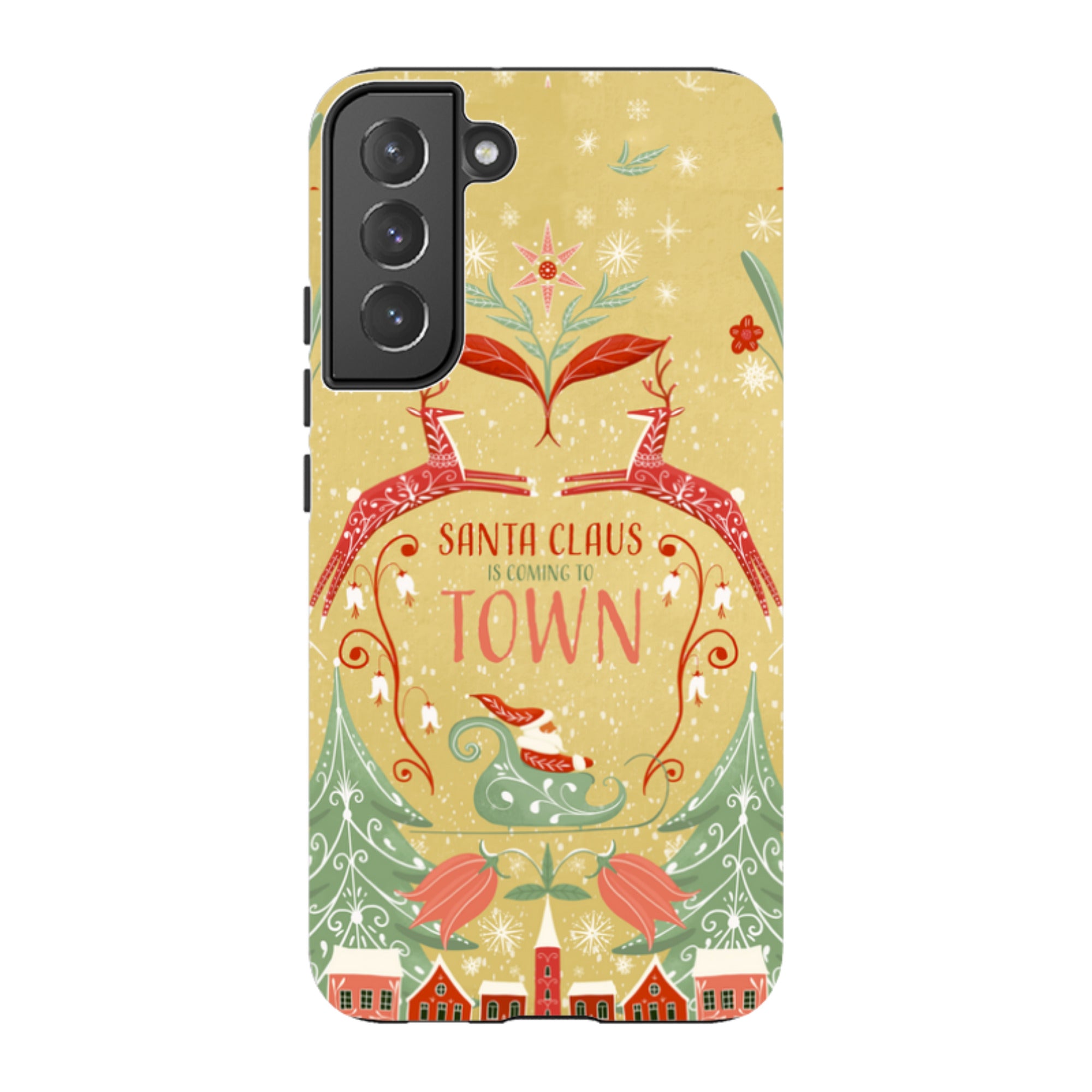 Samsung Tough Case - Santa Claus Is Coming To Town By Maja Lindberg